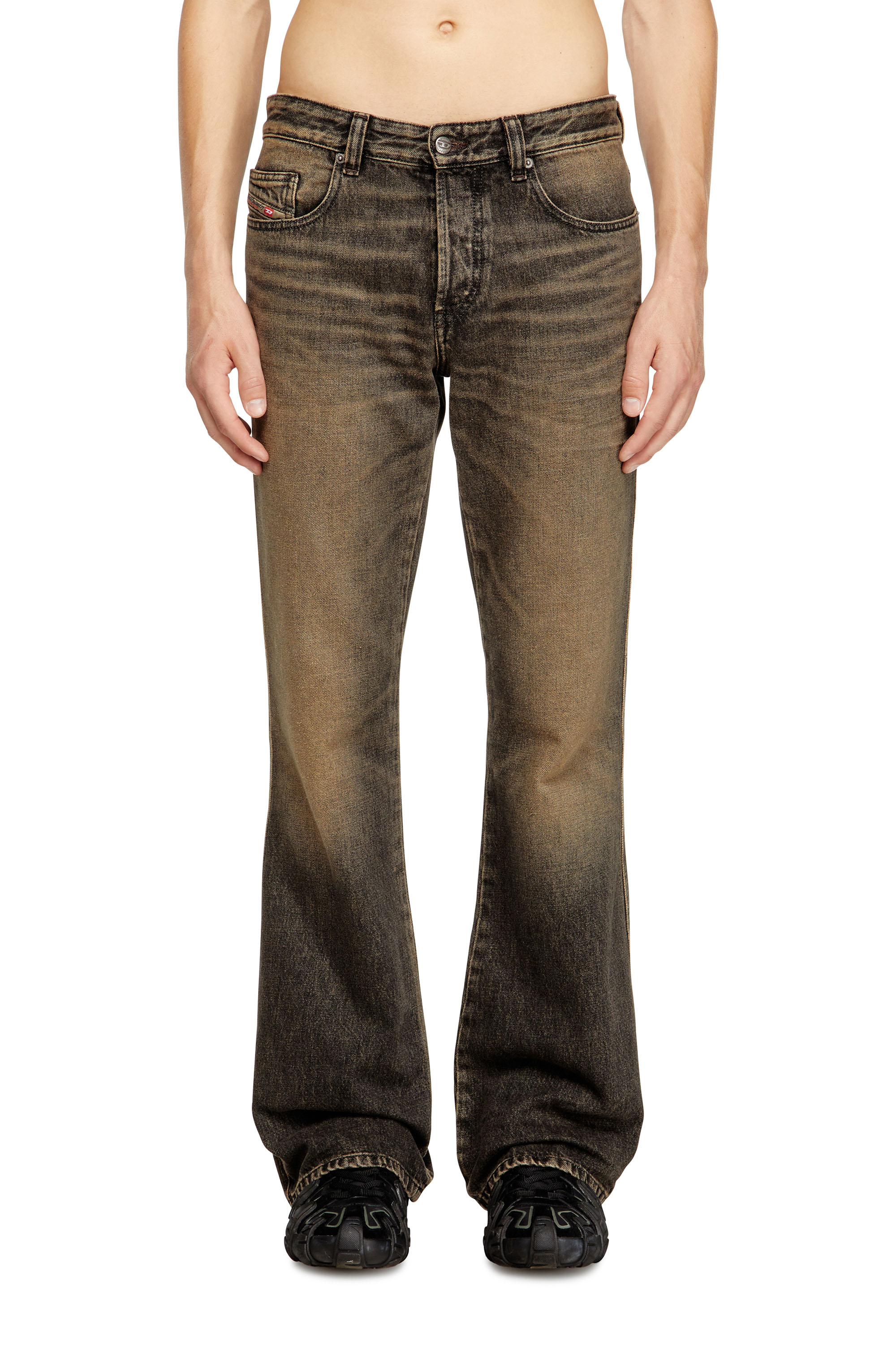 Diesel - Male's Bootcut Jeans 1998 D-Buck 007AX, ブラック/ダークグレー - 3