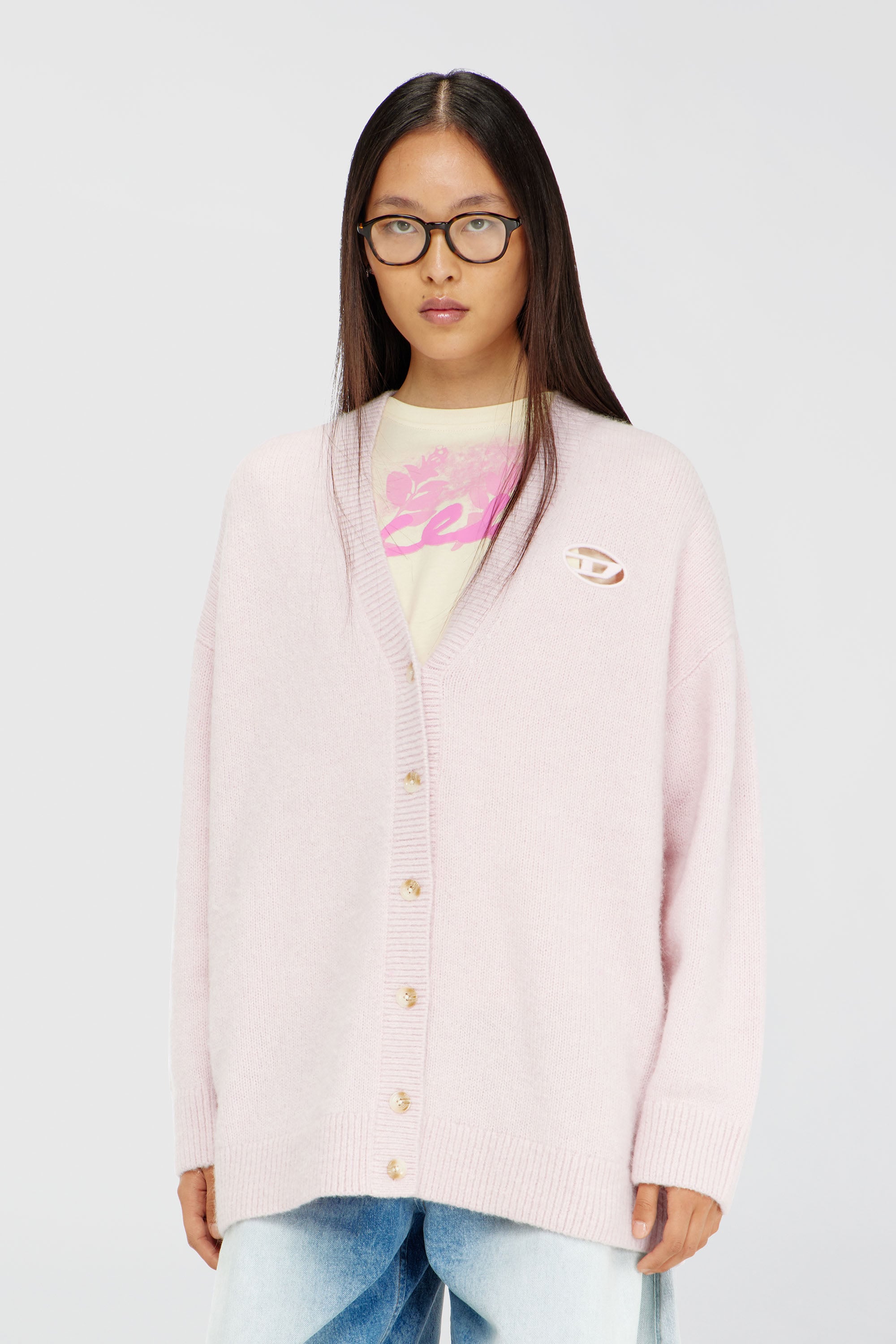 Diesel - M-AREELA, Female's カーディガン in フェースパウダー - 1