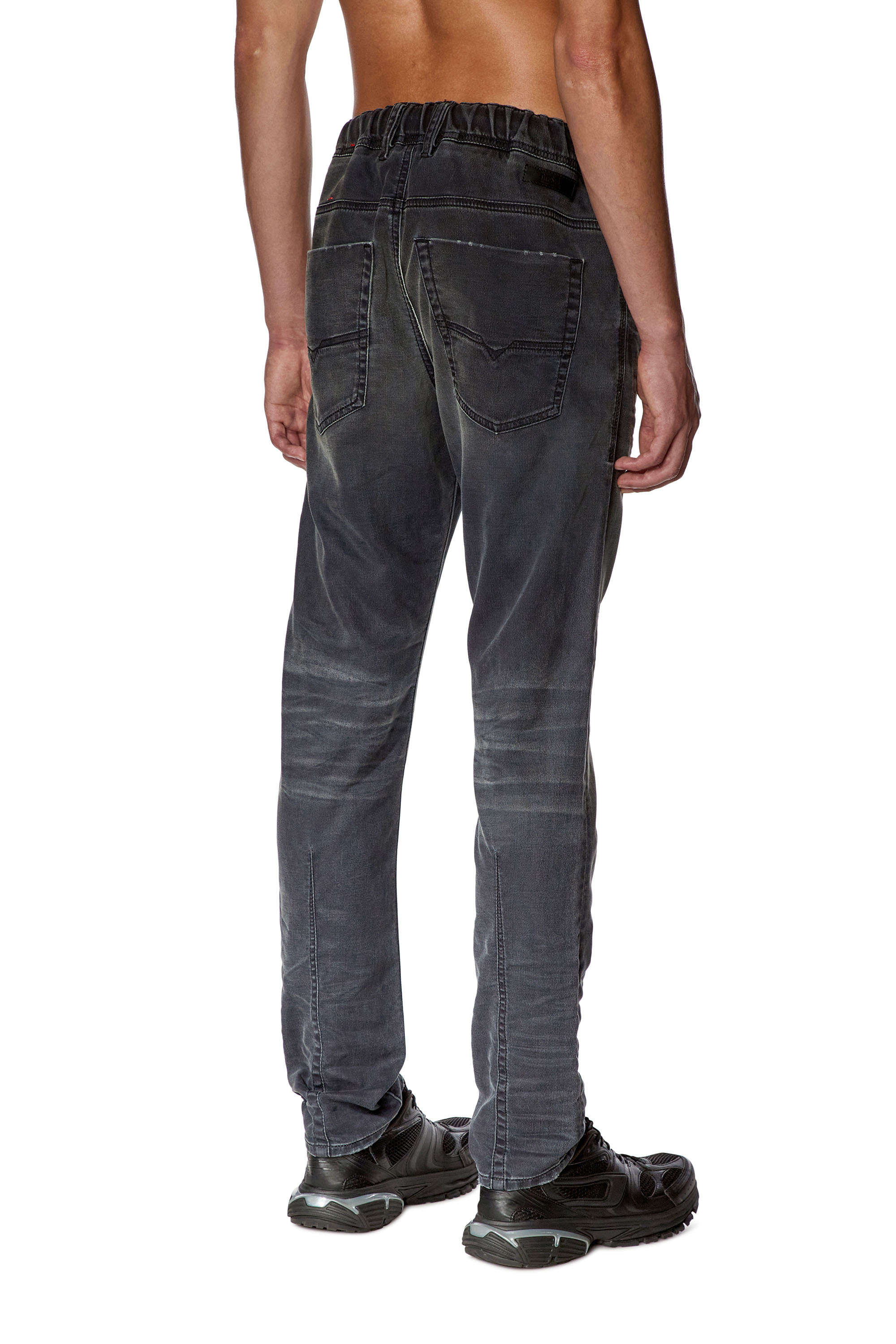 Diesel - Tapered 2030 D-Krooley Joggjeans® 068FP, ブラック/ダークグレー - Image 2