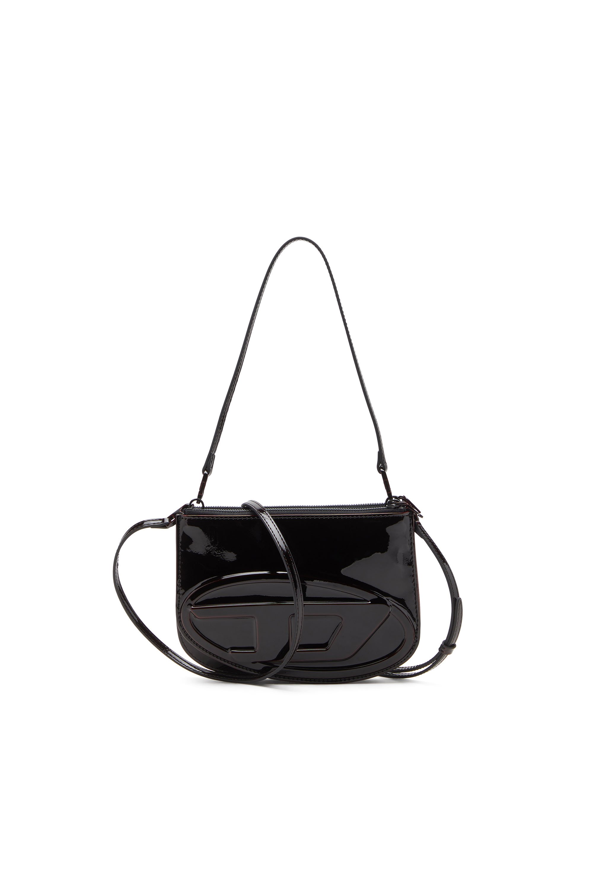 Diesel - 1DR TWIN, Female's 1DR Twin-Double-pouch shoulder bag in liquid PU in バーガンディー - 1