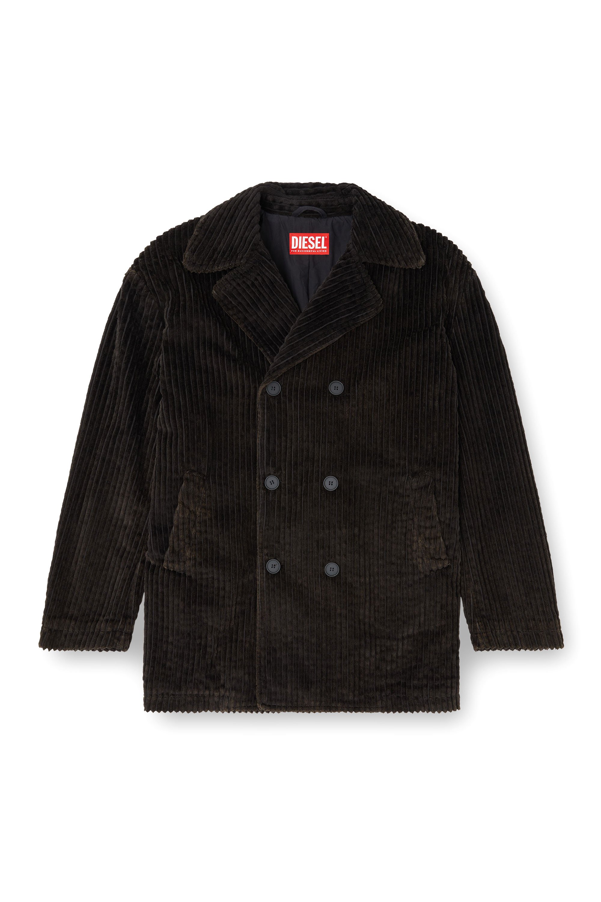 Diesel - W-OTIS, Male's コート in ブラウン - 3