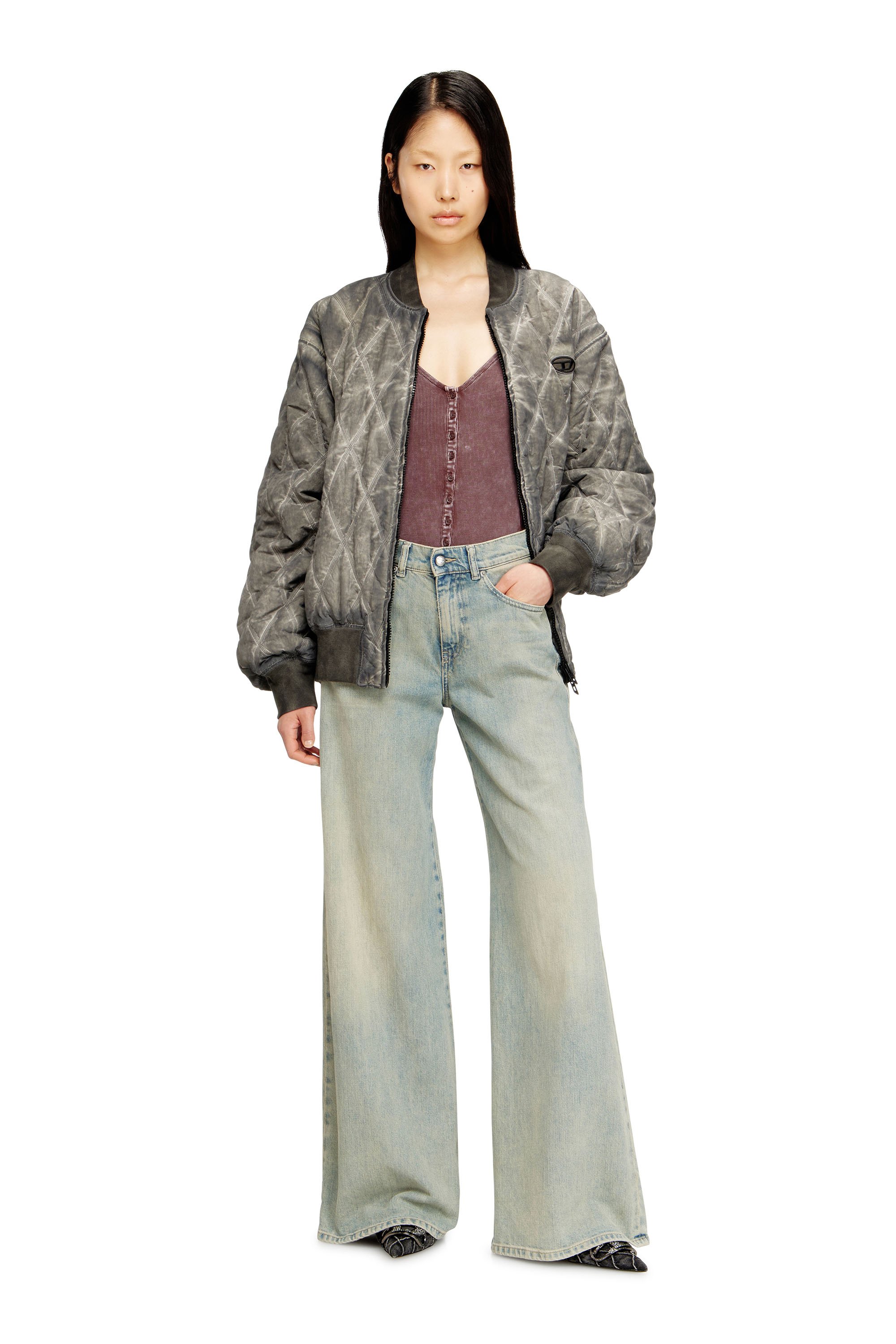 Diesel - Female's Flare Jeans 1978 D-Akemi 09N33, ミディアムブルー - 1