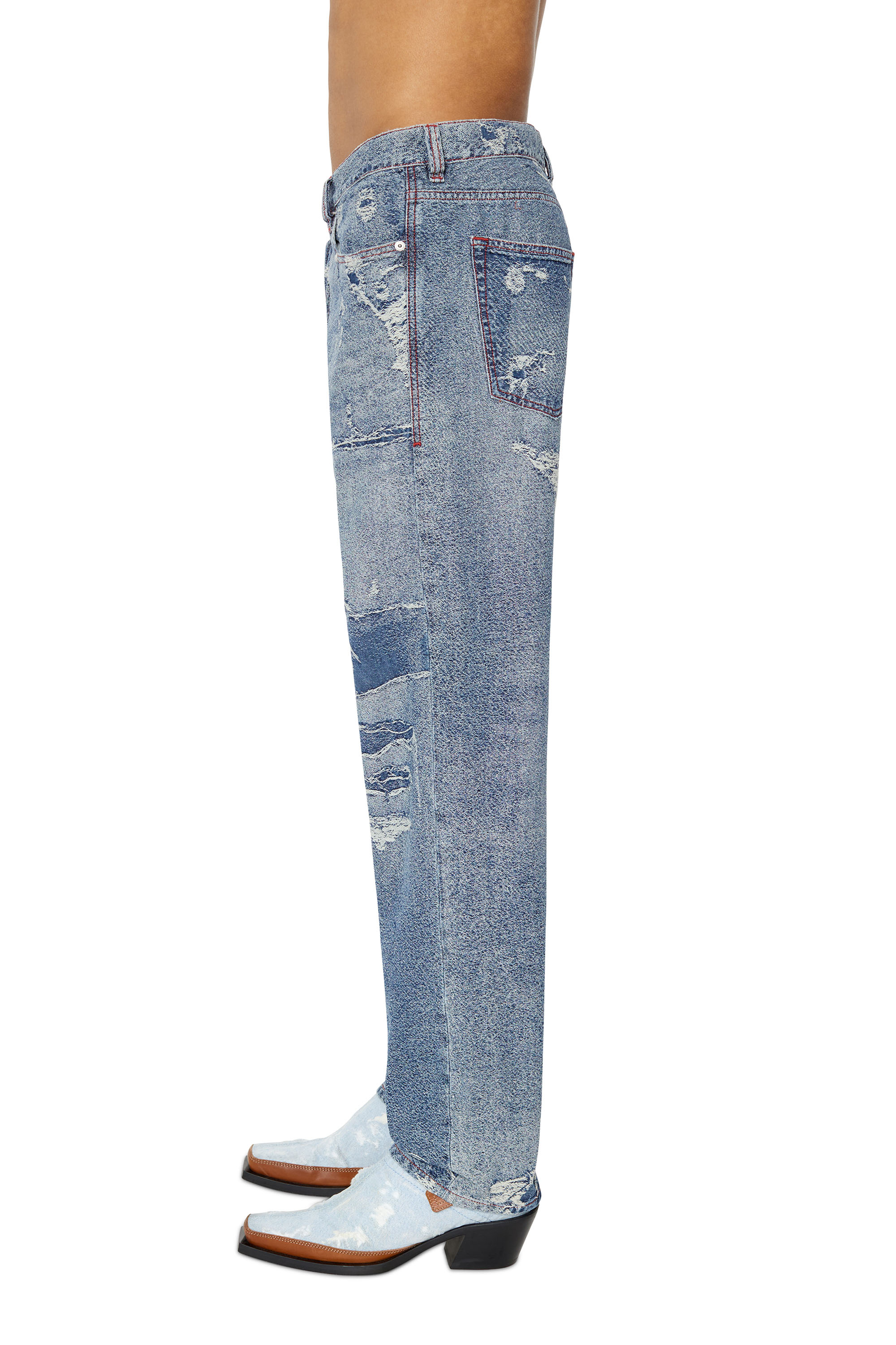 Diesel - Straight Jeans 2010 D-Macs 09F10, ダークブルー - Image 6