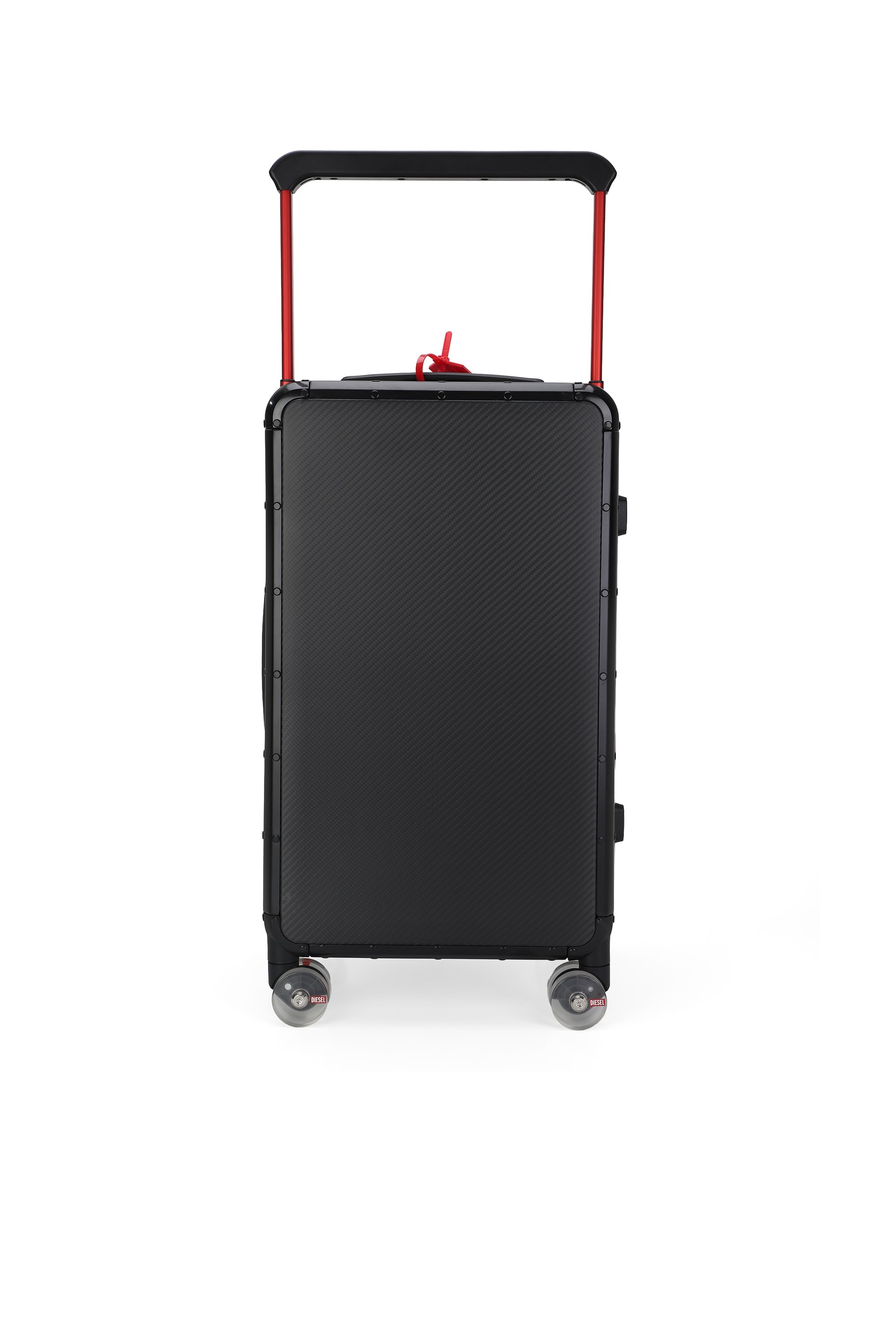 Diesel - DIESEL CARBON FIBER TROLLEY-BLACK- DSL00, Unisex's Carbon Fiber Carry-On Luggage 24" in ブラック - 2