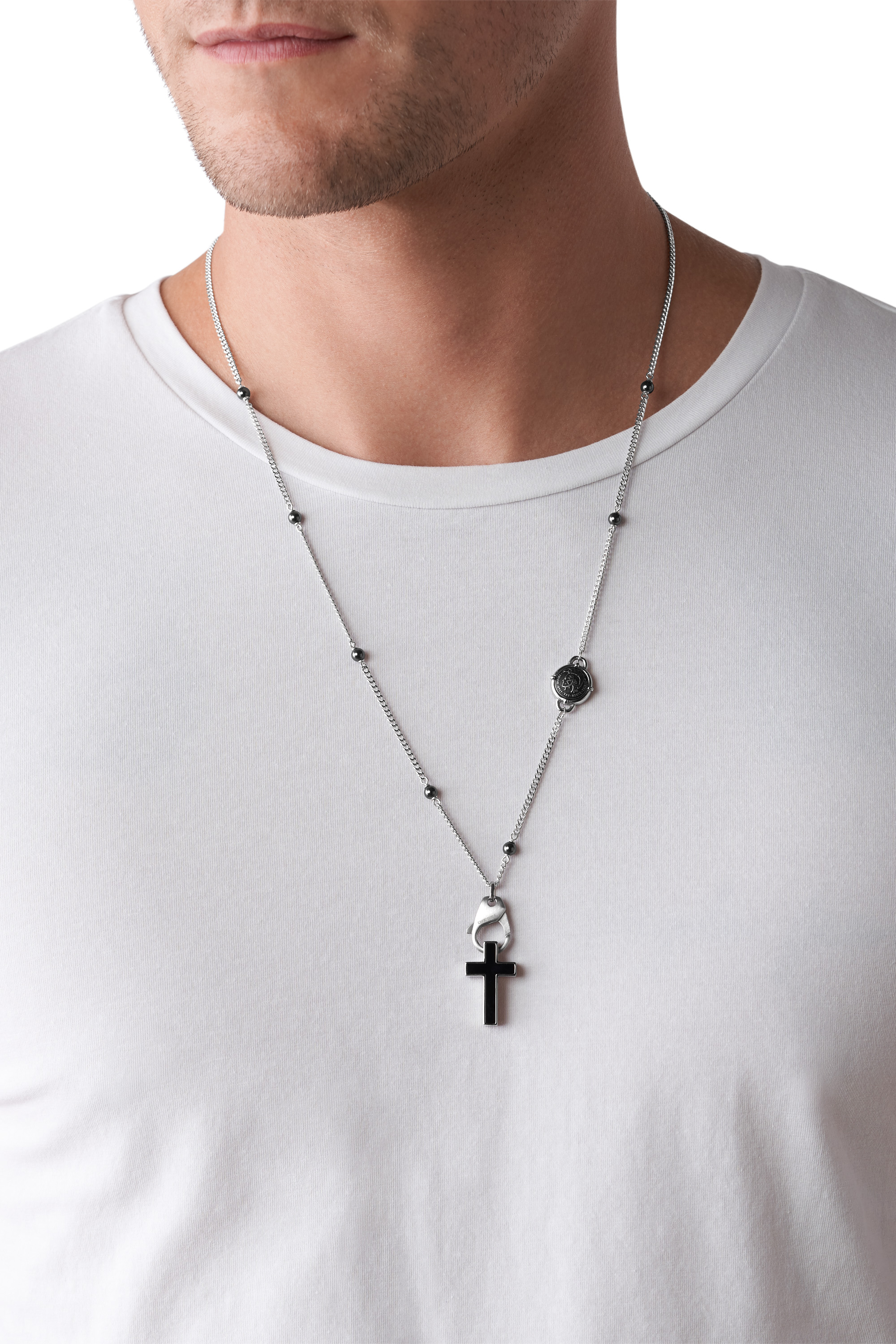 Diesel - DX1322, Male's ジュエリー ネックレス in ブラック - 3