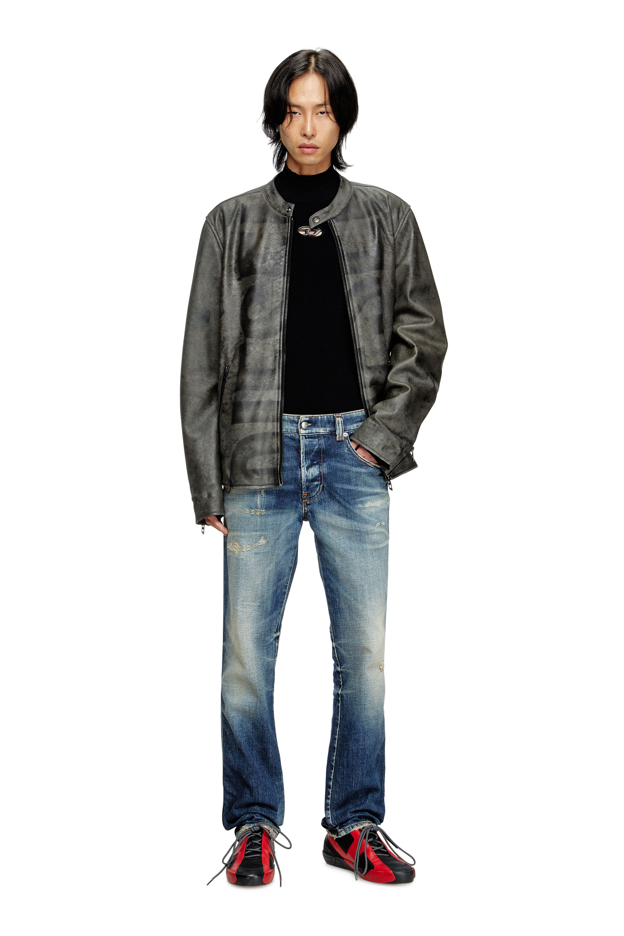 Diesel - Male's Slim Jeans 1993 D-Vyl 09M55, ダークブルー - 1