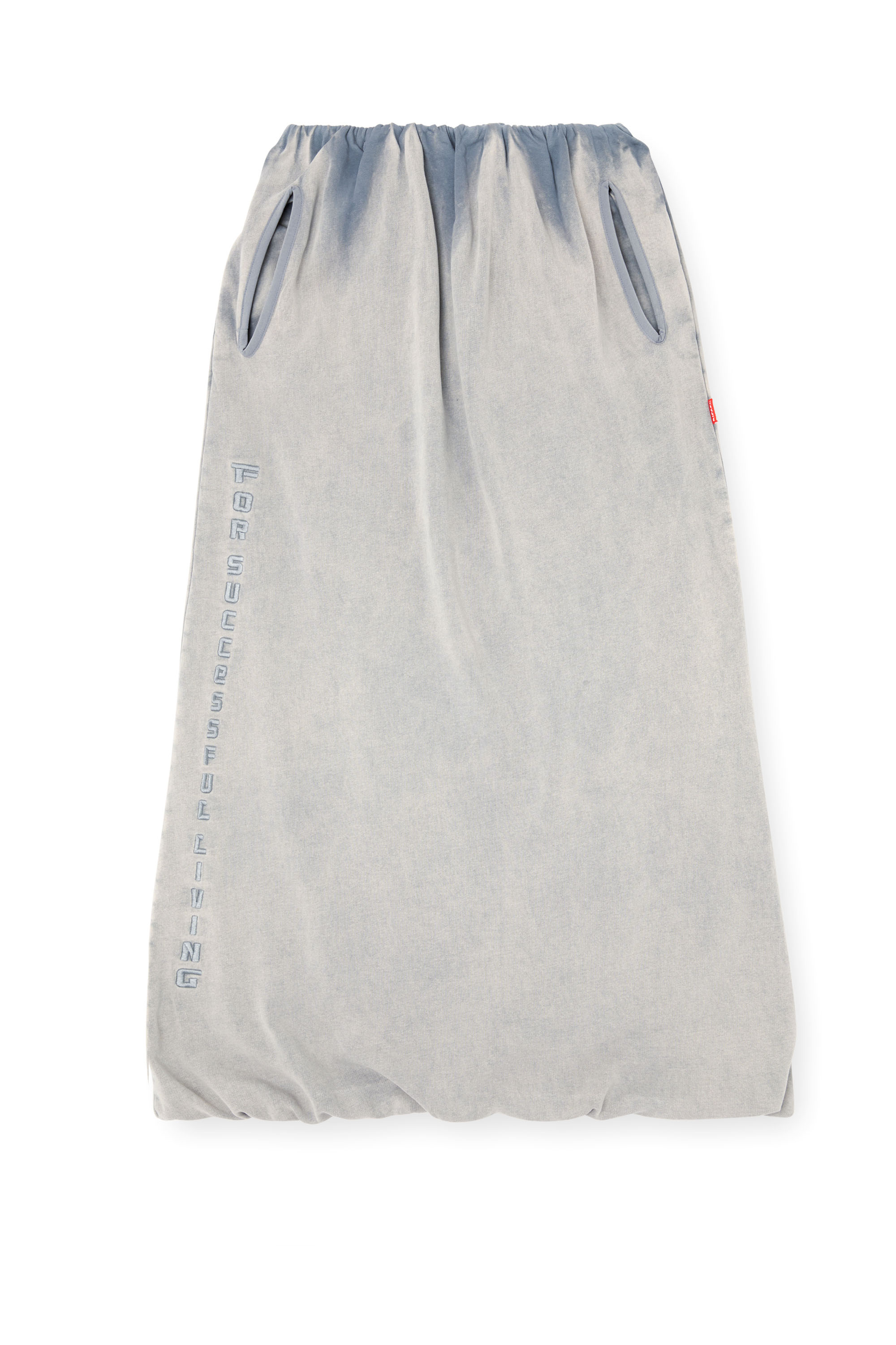 Diesel - O-REIRA-JP, Female's Balloon shaped maxi skirt in ライトグレー - 3