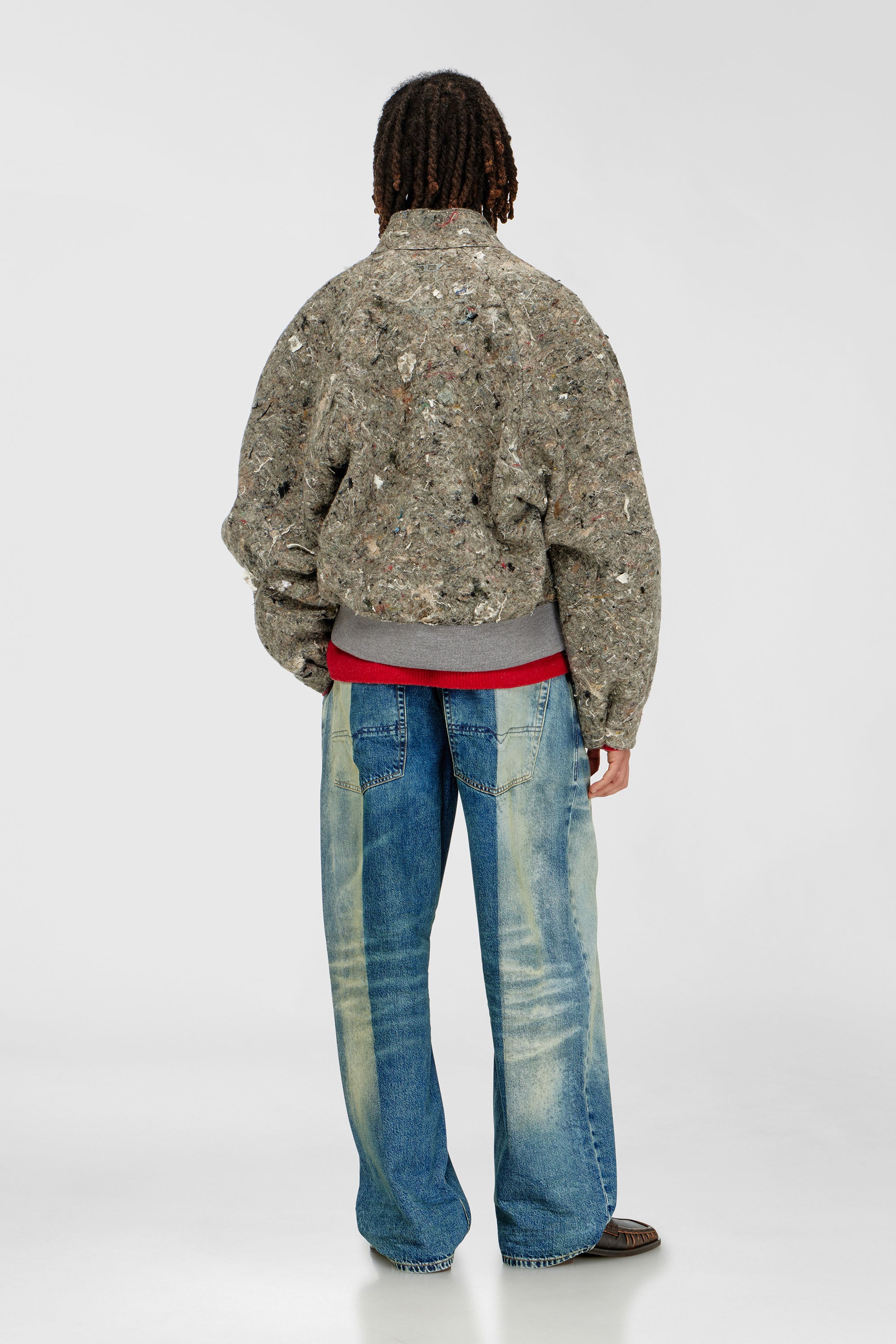 Diesel - Unisex's Relaxed Jeans 1997 D-Enim-M 09P52, ダークブルー - 3