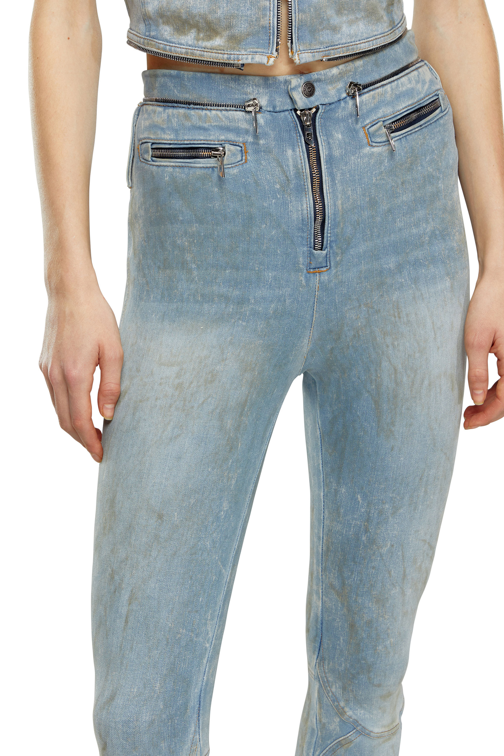 Diesel - Female's Super skinny Jeans De-Isla 09J93, ライトブルー - 5