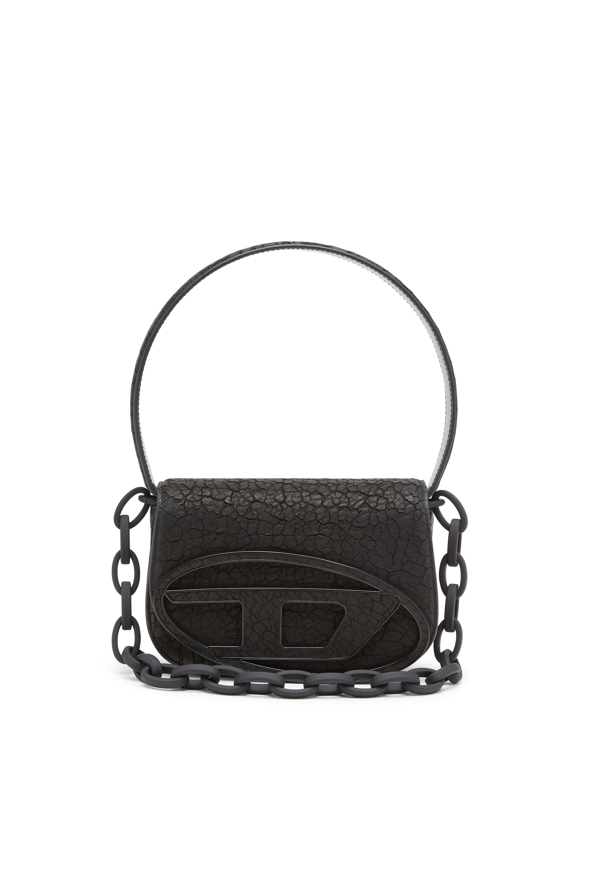 Diesel - 1DR, Female's 1DR-Iconic shoulder bag in arid leather in ブラック - 1