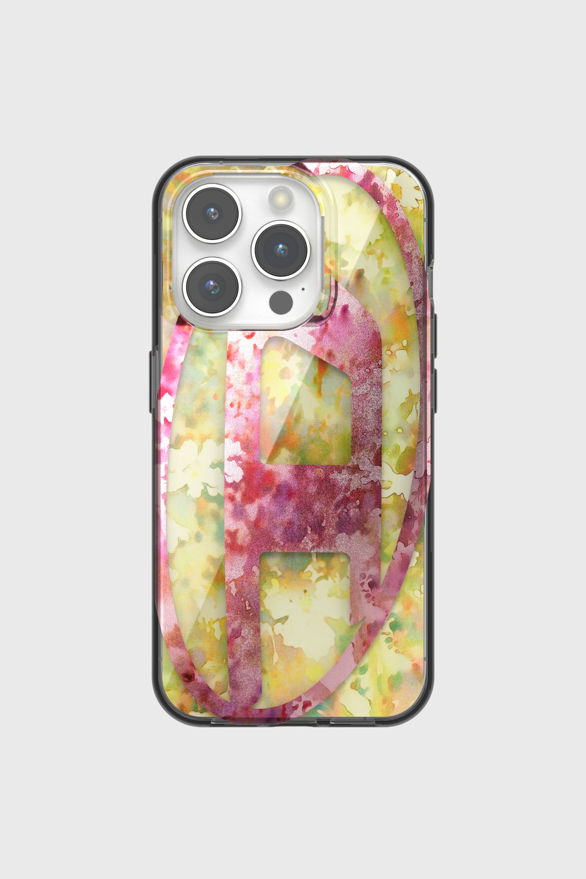 Diesel - 60056 AOP CASE, Unisex's iPhone 15 Pro in ピンク/イエロー - 2