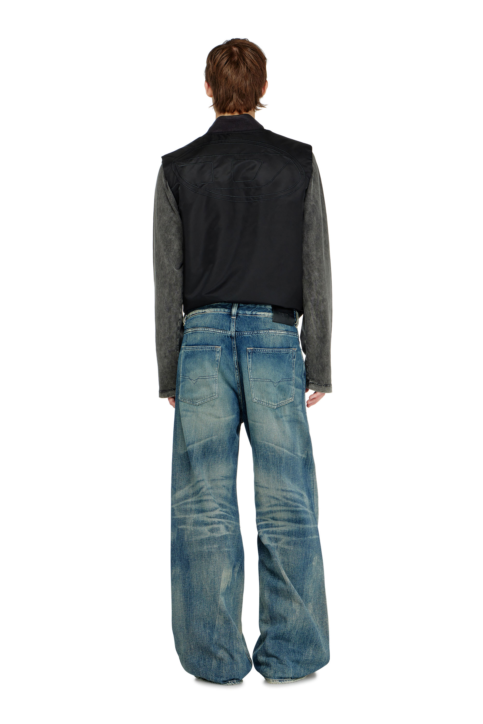 Diesel - Male's Relaxed Jeans D-Rise 09P55, ダークブルー - 3