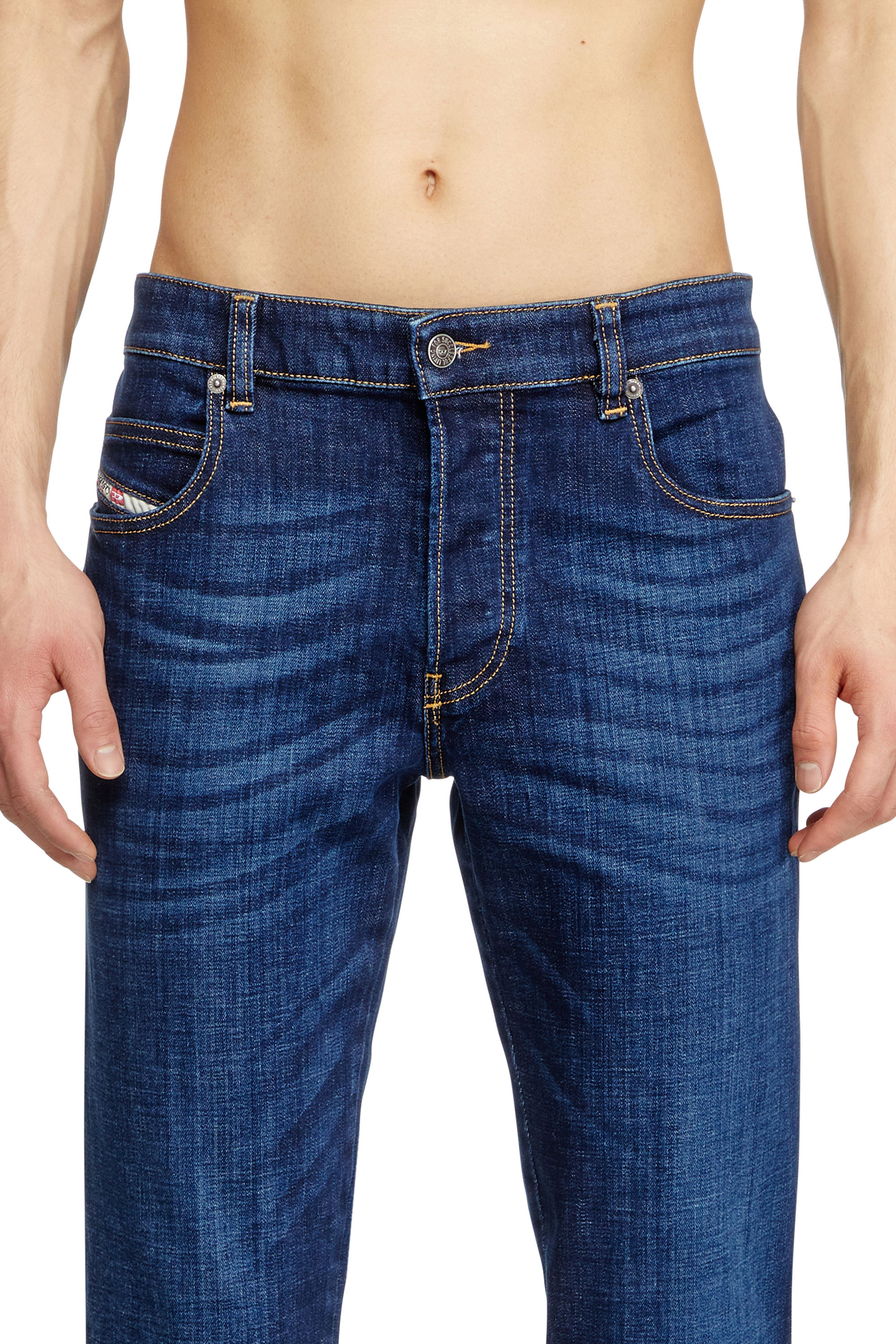 Slim Jeans 1993 D-Vyl 09F89, ダークブルー Diesel - Male's Slim Jeans 1993 D-Vyl 09F89, ダークブルー - 4