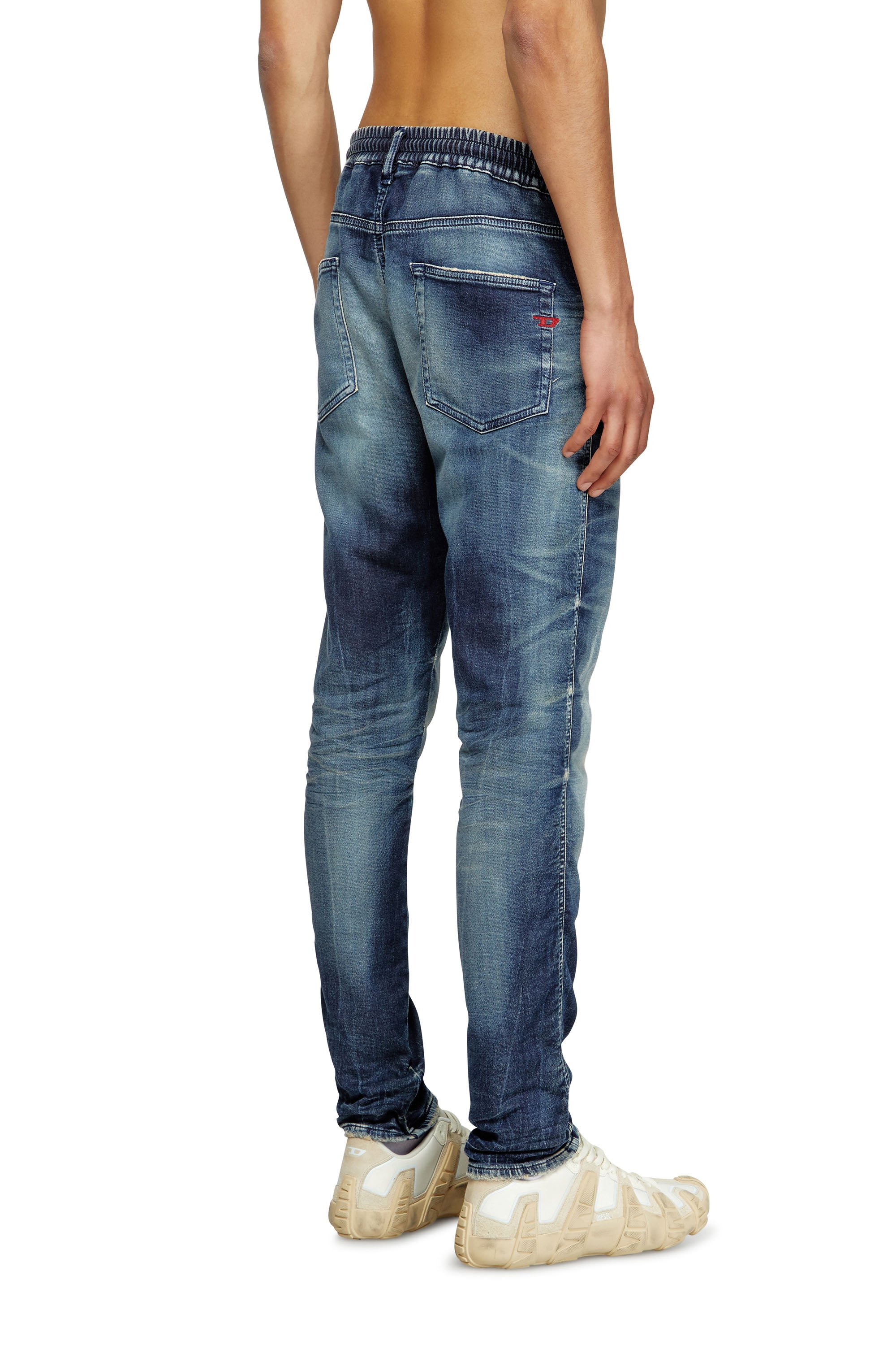 Diesel - Male's Slim 2062 D-Strukt Joggjeans® 068RZ, ダークブルー - 4