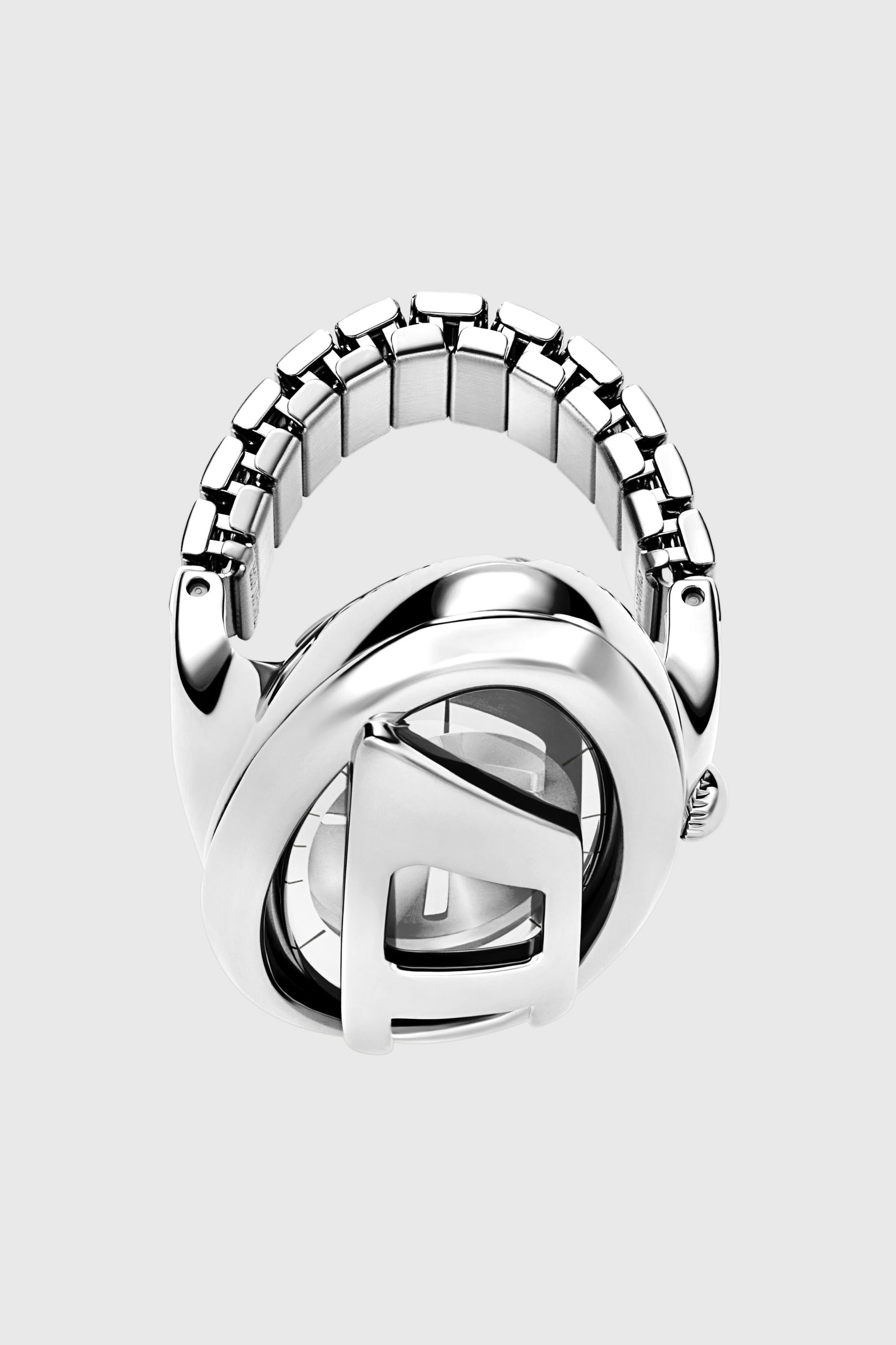 Diesel - DZ5623 WATCH, Female's D-Era stainless steel ring watch in シルバー - 3