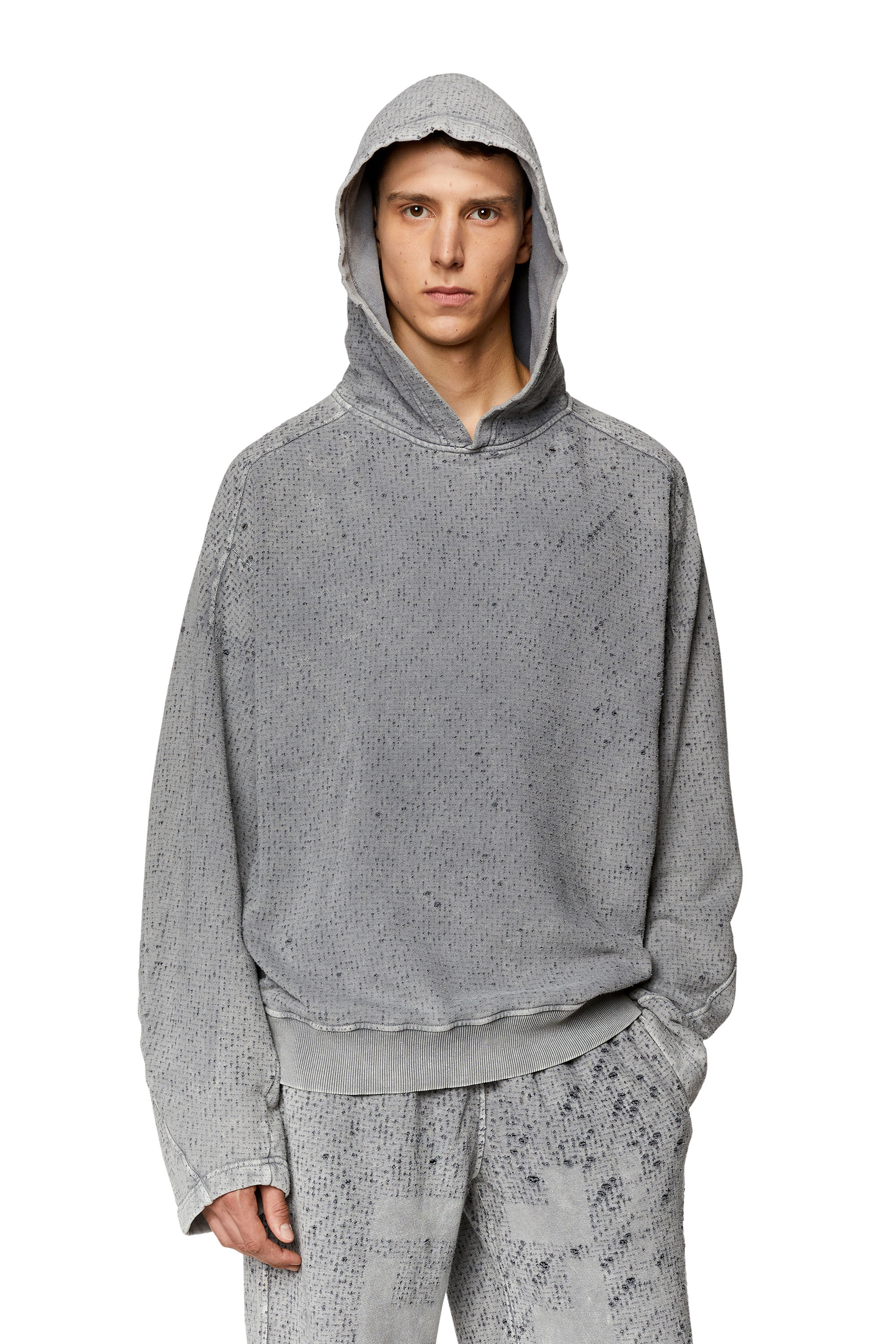 Diesel - S-MACORN-HOOD, グレー - Image 1