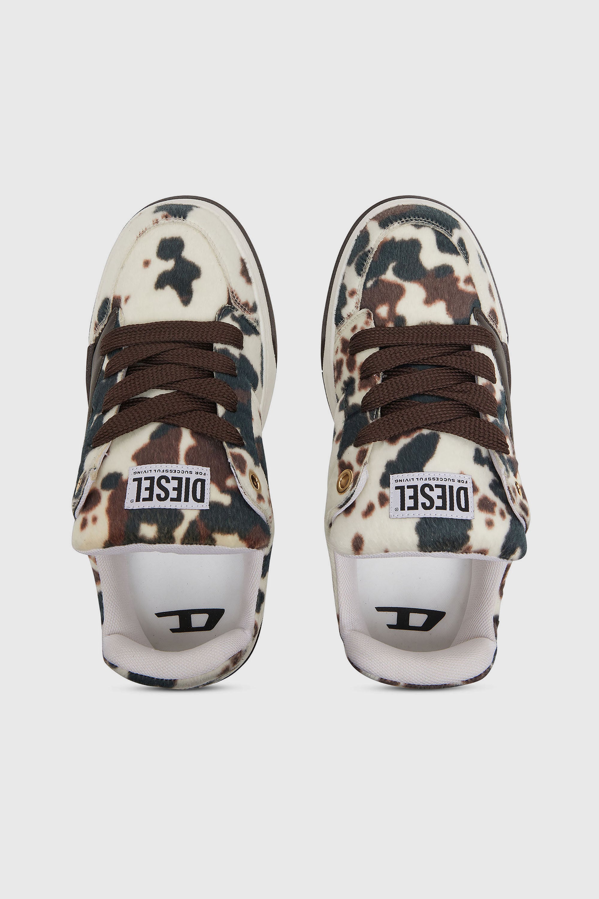 Diesel - S-D-OLLIE LOW W, Female's ローカットスニーカー in ブラウン/ホワイト - 5