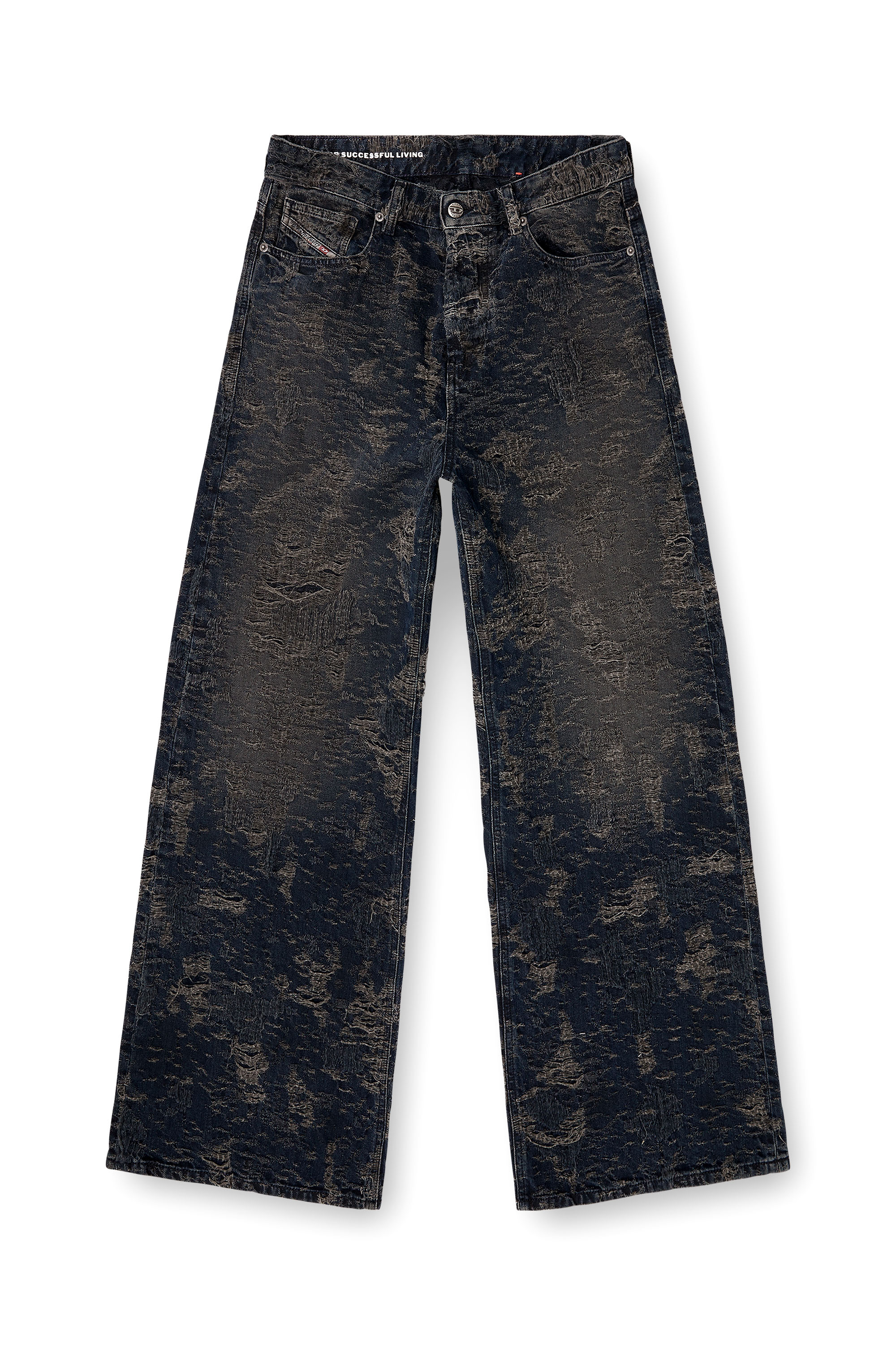 Diesel - Female's Relaxed Jeans 1996 D-Sire 007BV, ダークブルー - 2