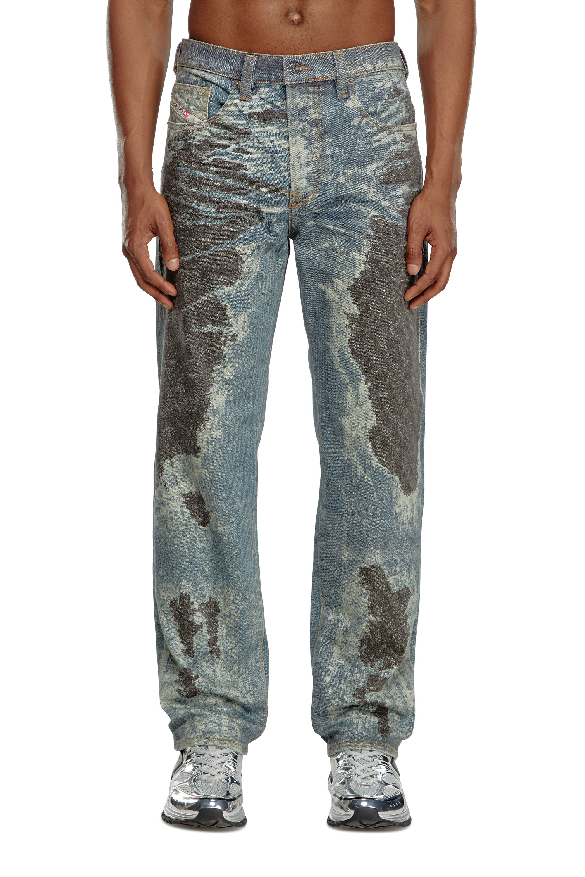 Diesel - Male's Regular Jeans 2024 D-Macs 0PGAV, ミディアムブルー - 2