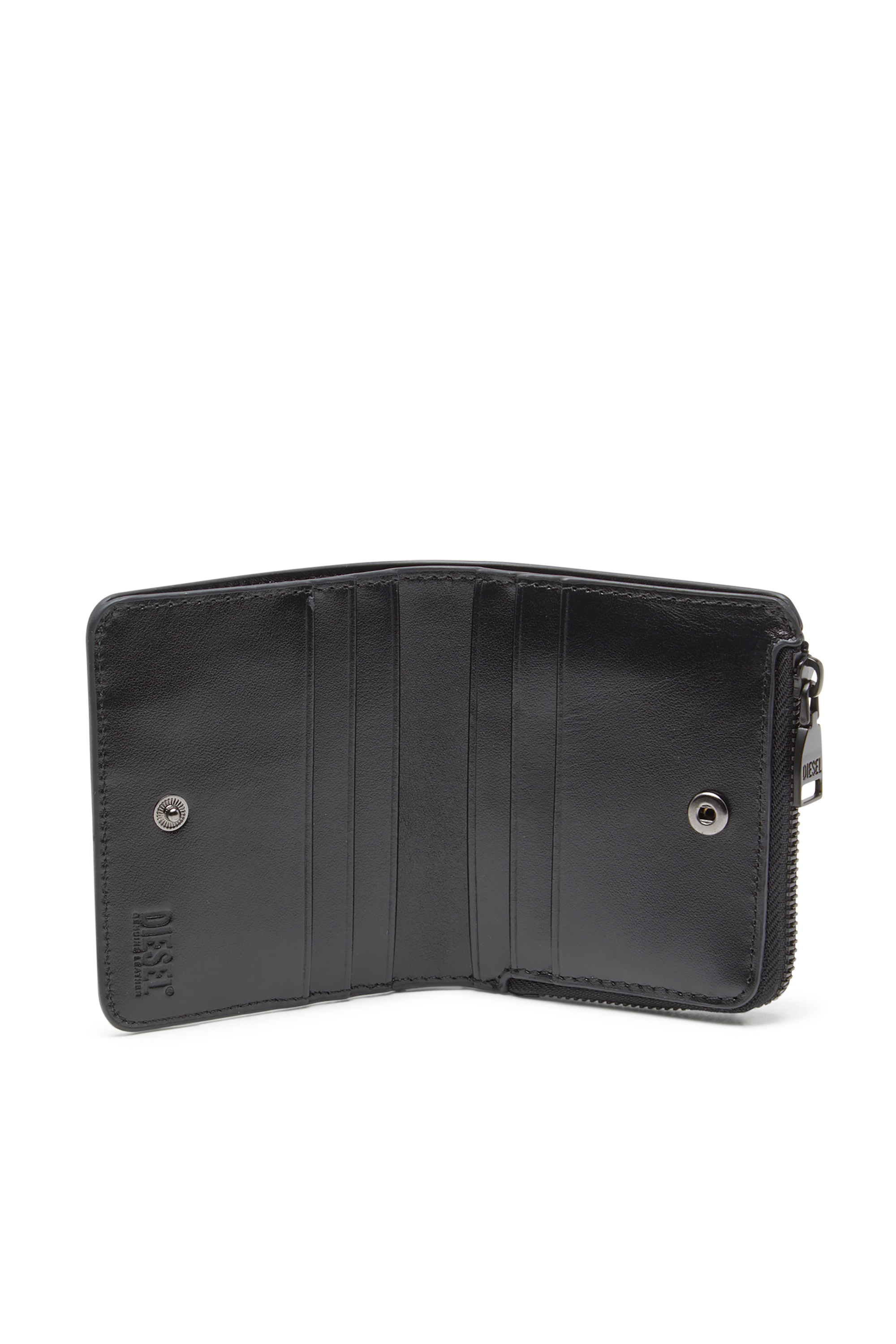 Diesel - HOLI -D BI FOLD ZIP L, Male's 二つ折りウォレット in ブラック - 3