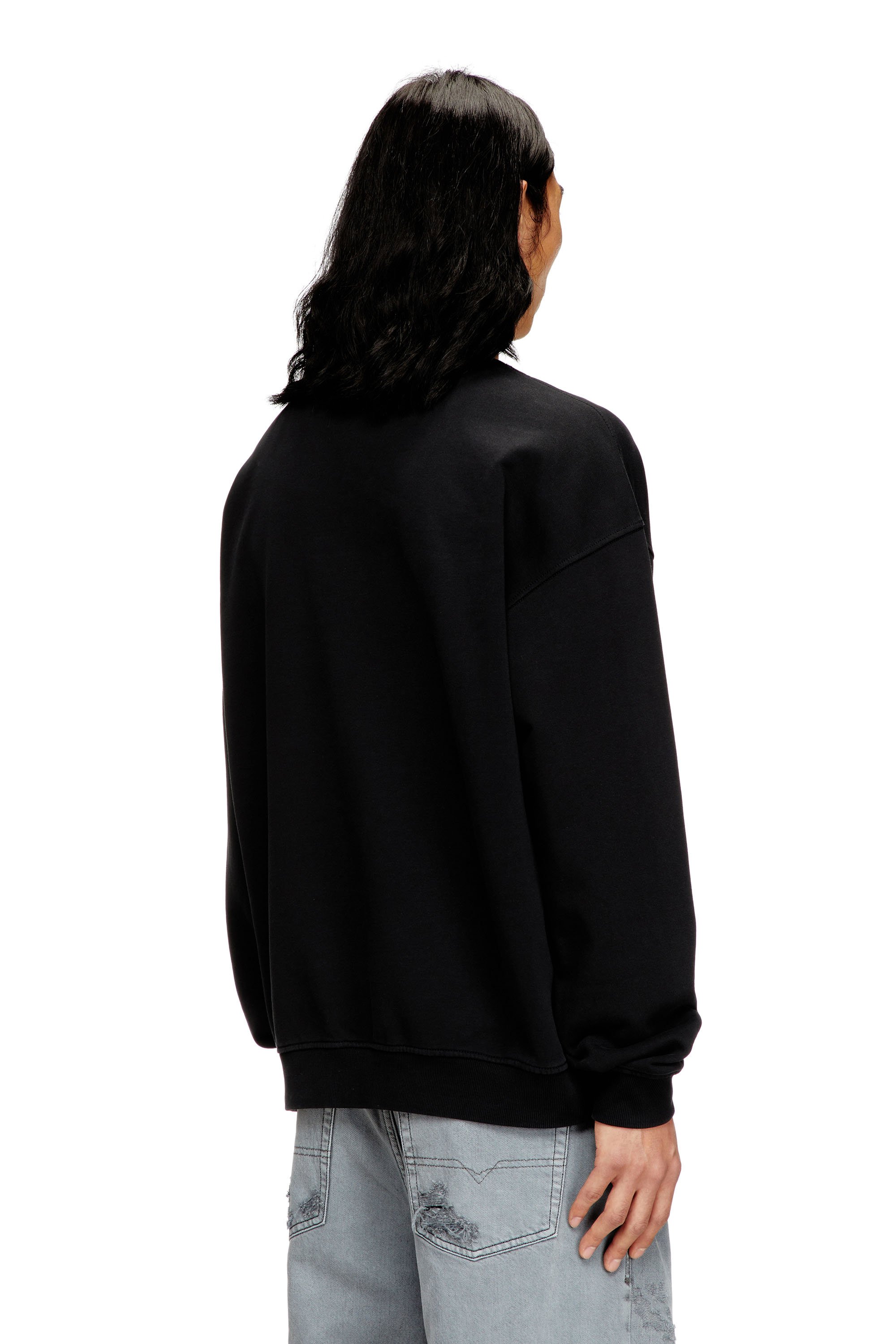 Diesel - S-BOXT-N5, Male's スウェット in ブラック - 4