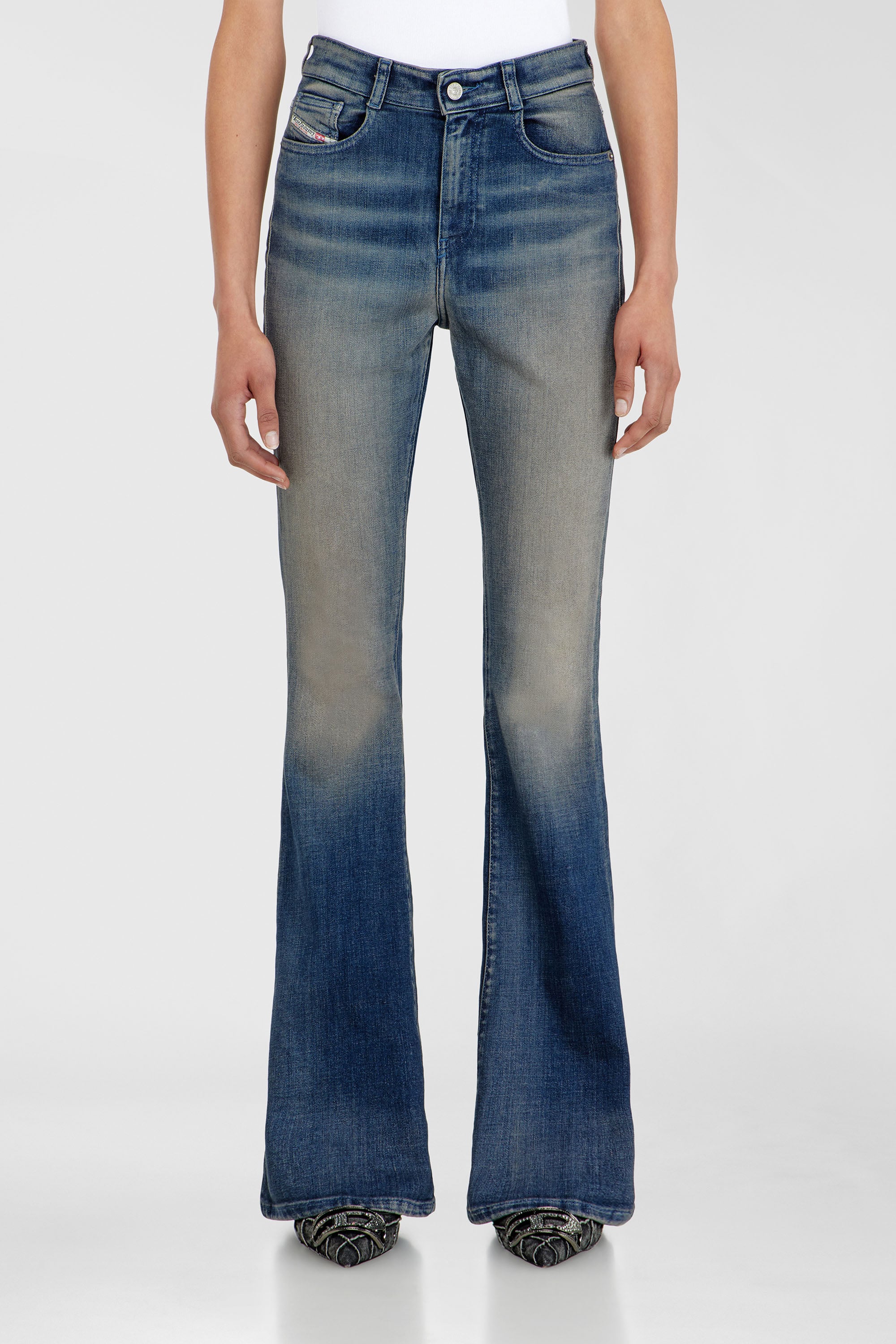 Diesel - Female's Bootcut Jeans 1973 D-Partt 09P67, ダークブルー - 1