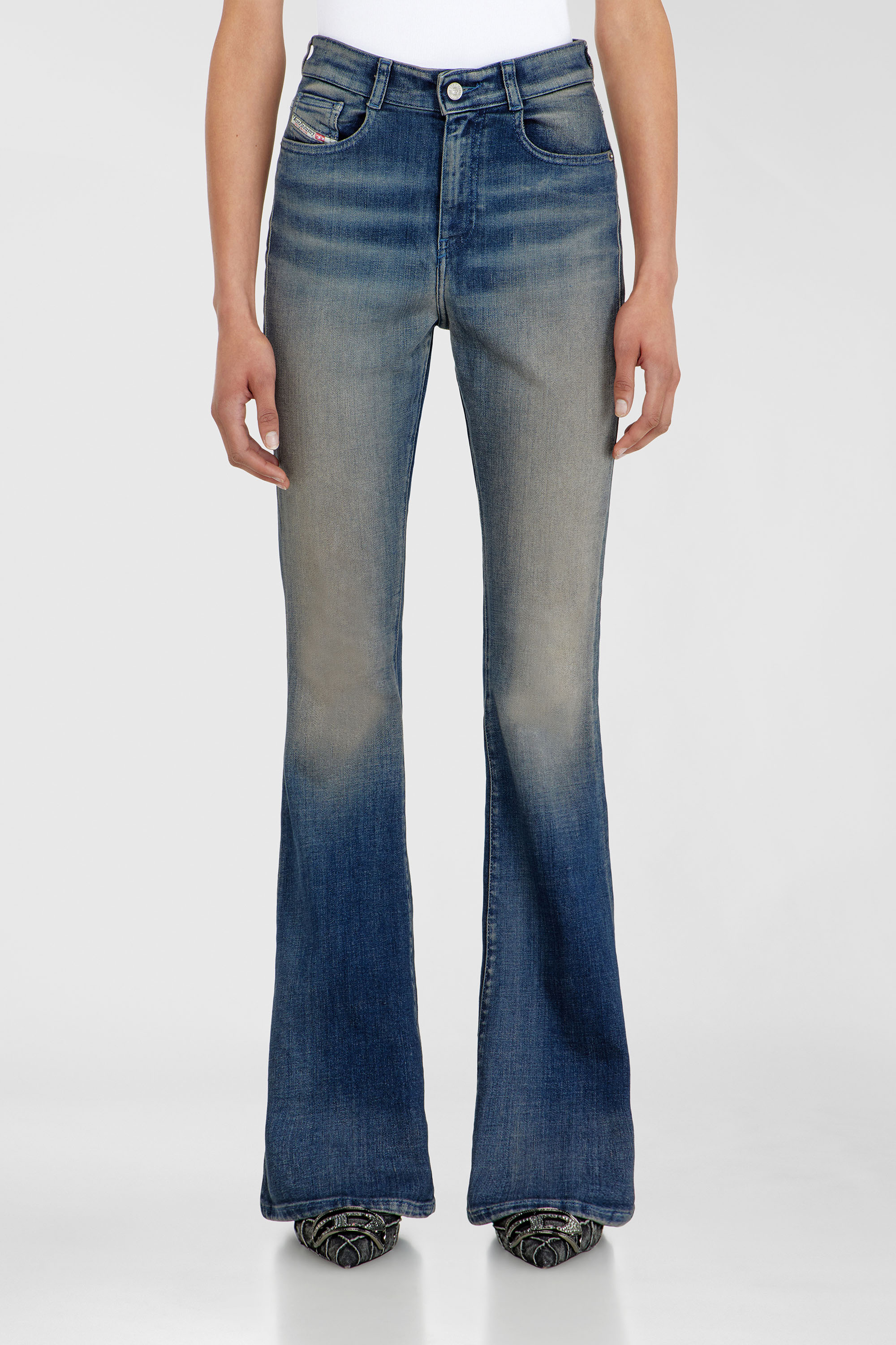 Diesel - Female's Bootcut Jeans 1973 D-Partt 09P67, ダークブルー - 4