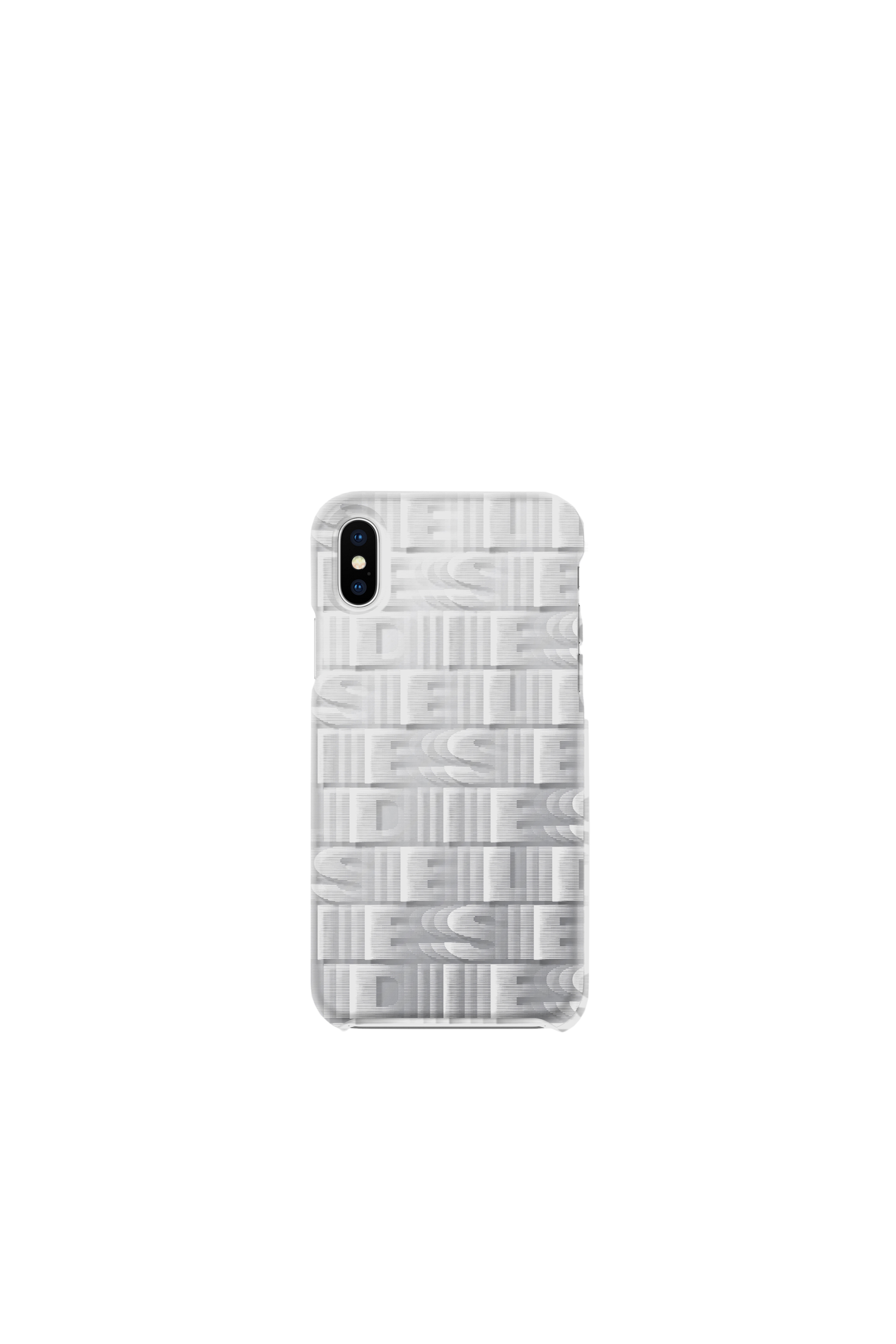Diesel - DIESEL PRINTED CO-MOLD CASE FOR IPHONE XS & IPHONE X, Unisex's Repeating logo case, iPhone XS & iPhone X in ホワイト - 2