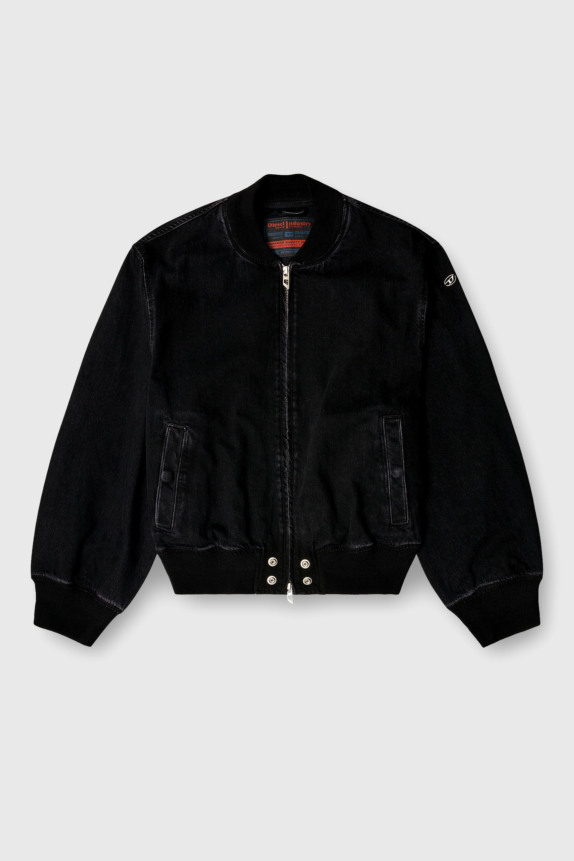 Diesel - D-GUZ, Unisex's デニムジャケット in ブラック - 2
