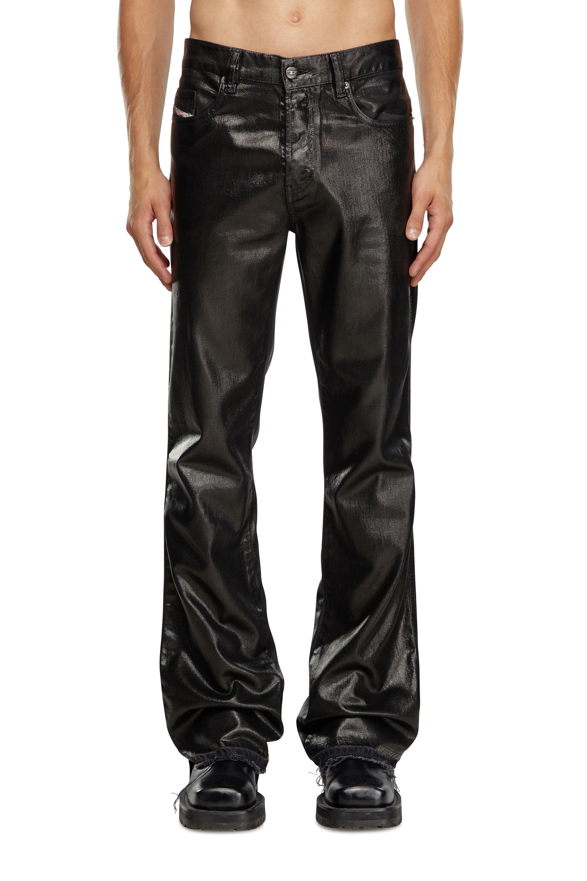 Diesel - Male's Bootcut Jeans 1998 D-Buck 068MR, ブラック/ダークグレー - 2
