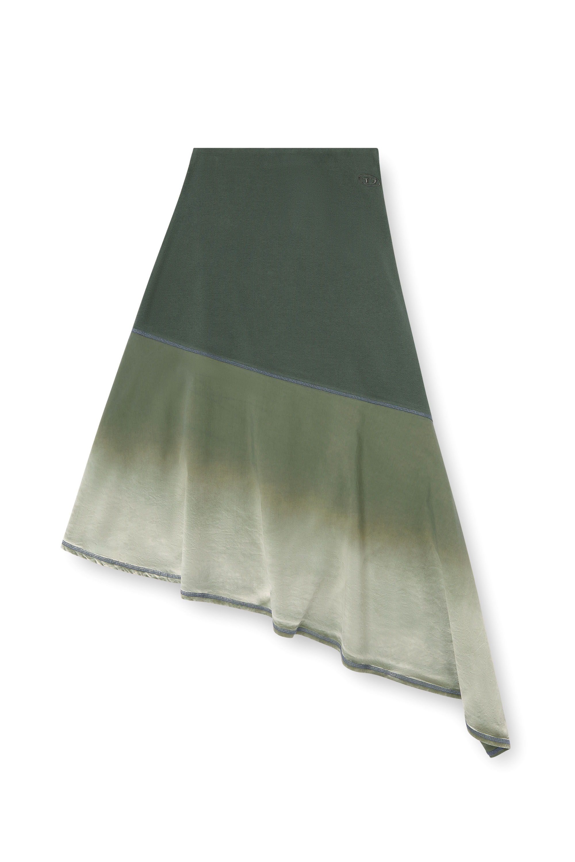 Diesel - O-MARTA, Female's ミディスカート in グリーン - 2