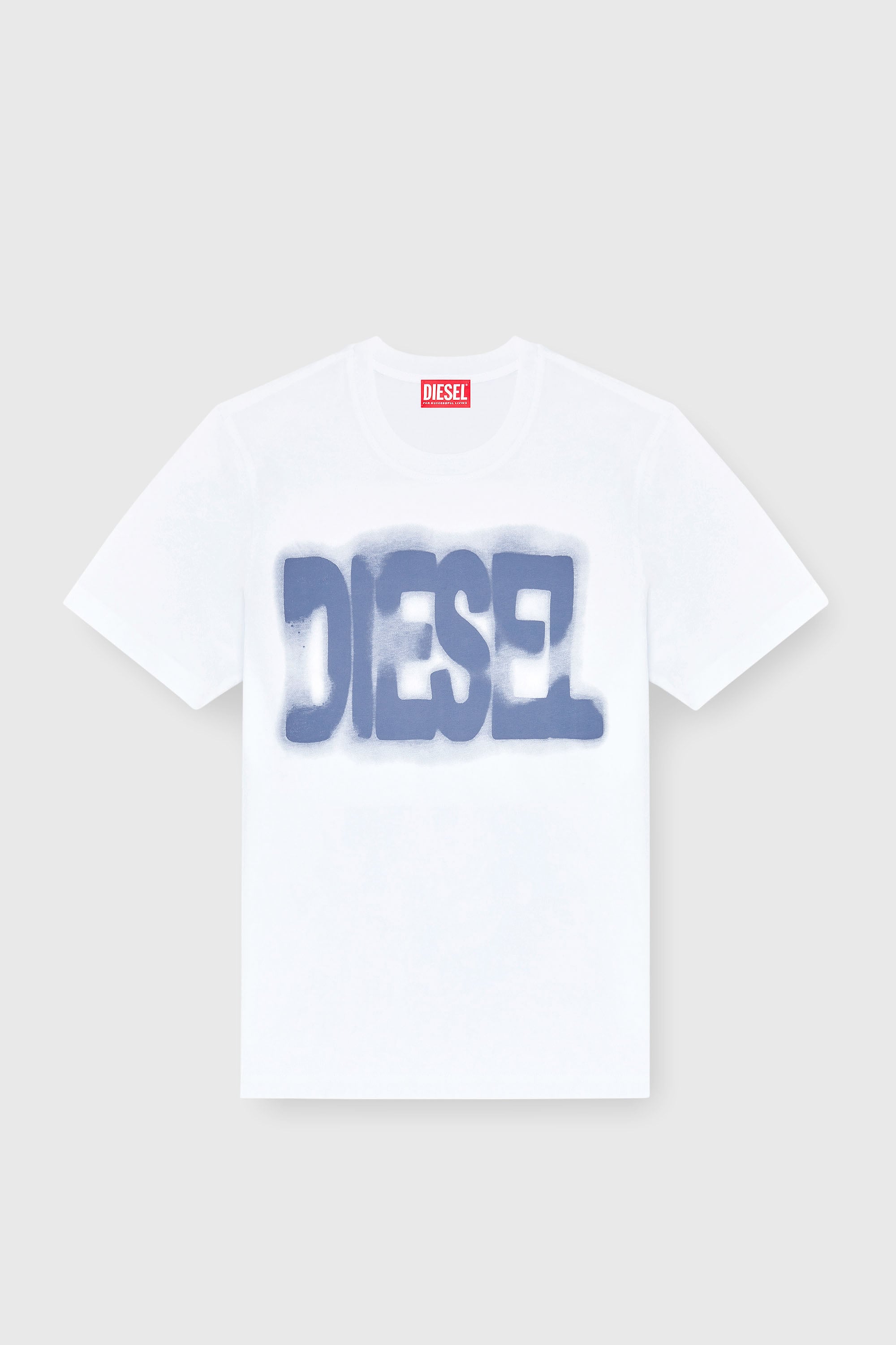 Diesel - T-ADJUST-AA6, Male's Tシャツ in ホワイト - 2