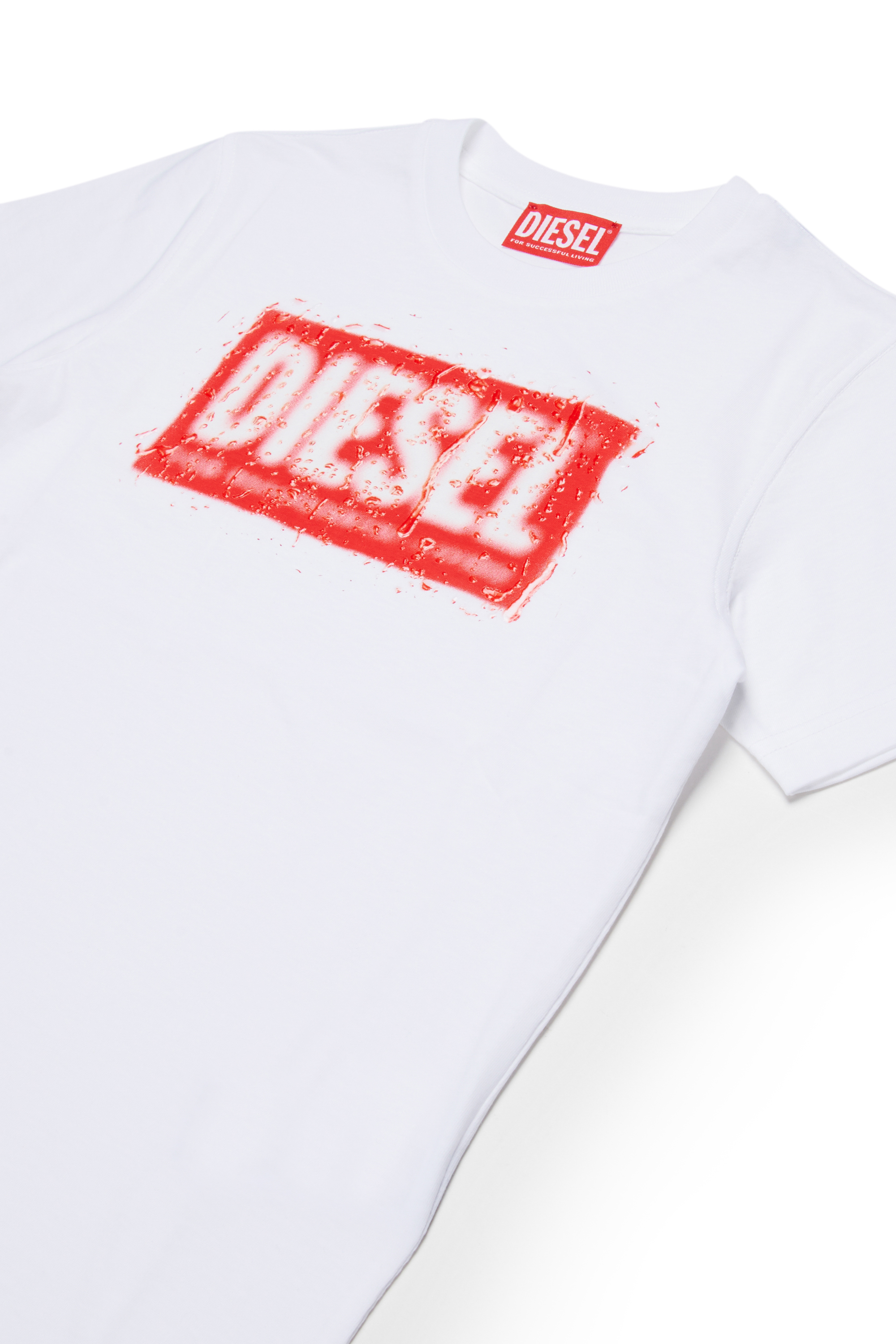 Diesel - TADJUSTQ10, Male's Tシャツ in ホワイト - 3
