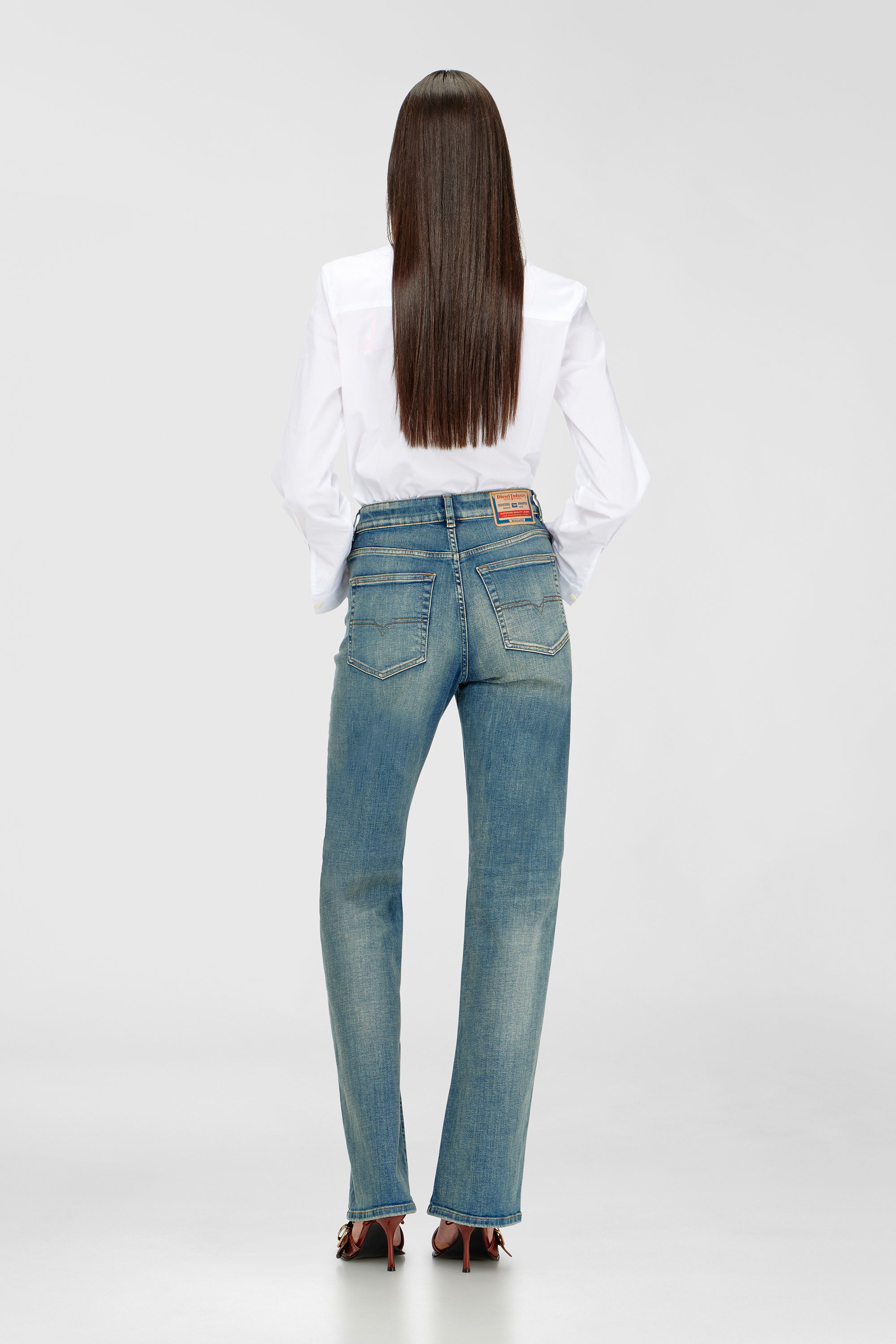 Diesel - Female's Regular Jeans 1971 D-Sent 09N32, ミディアムブルー - 3