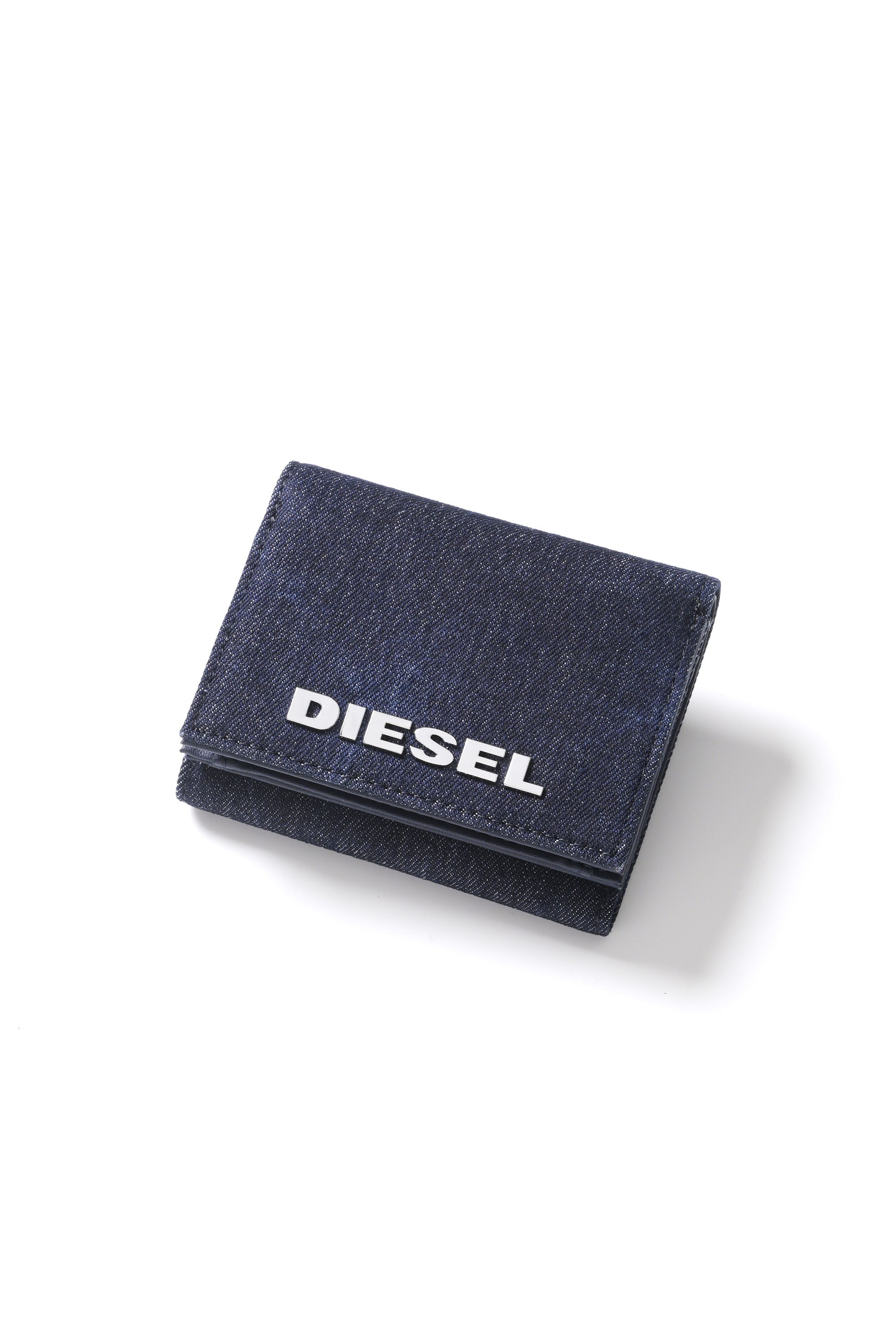 Diesel - DENIM MINI WALLET, Unisex's DENIM MINI WALLET in ブルー - 1