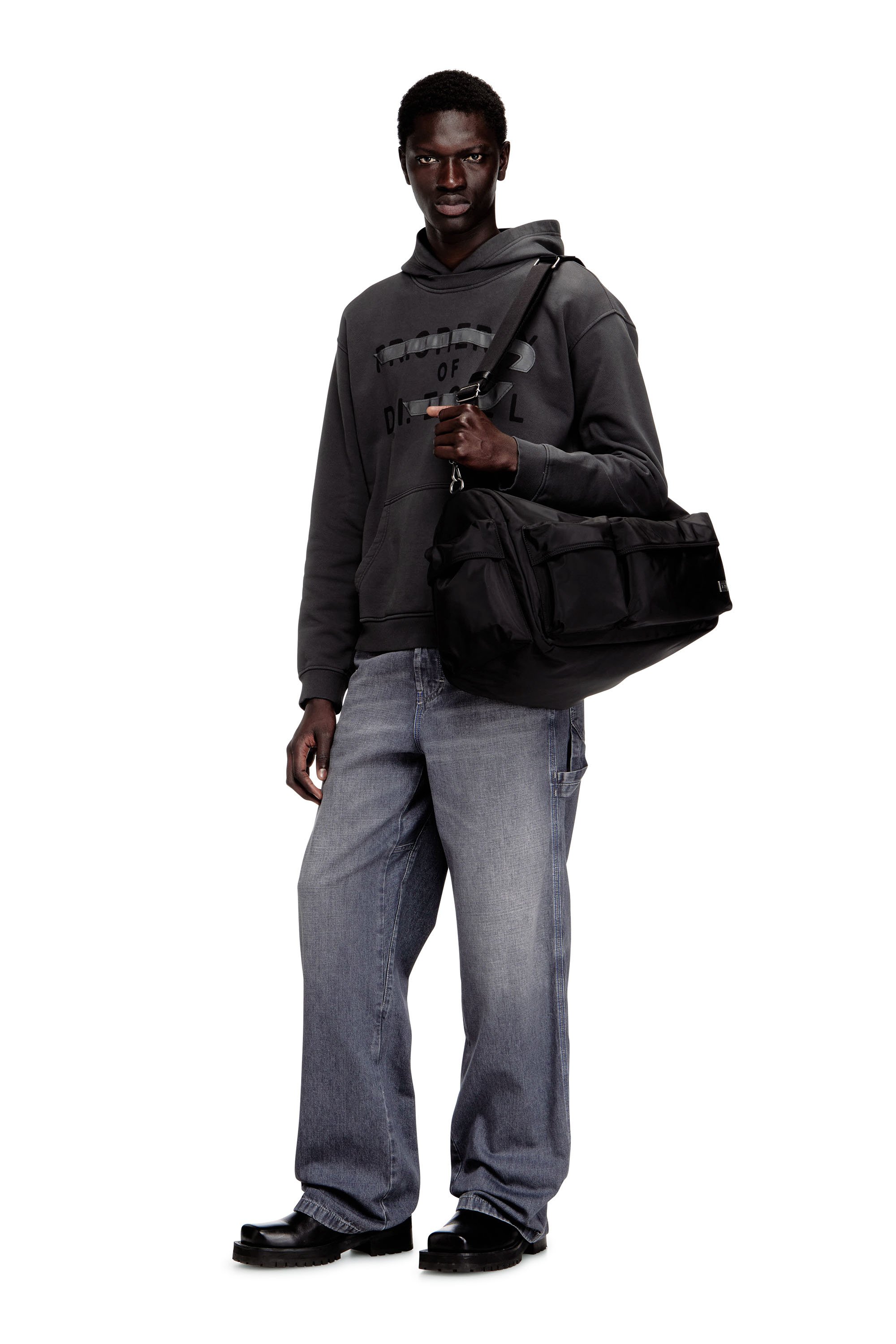 Diesel - MULTI-PKTS DUFFLE X, Unisex's ダッフルバッグ in ブラック - 2