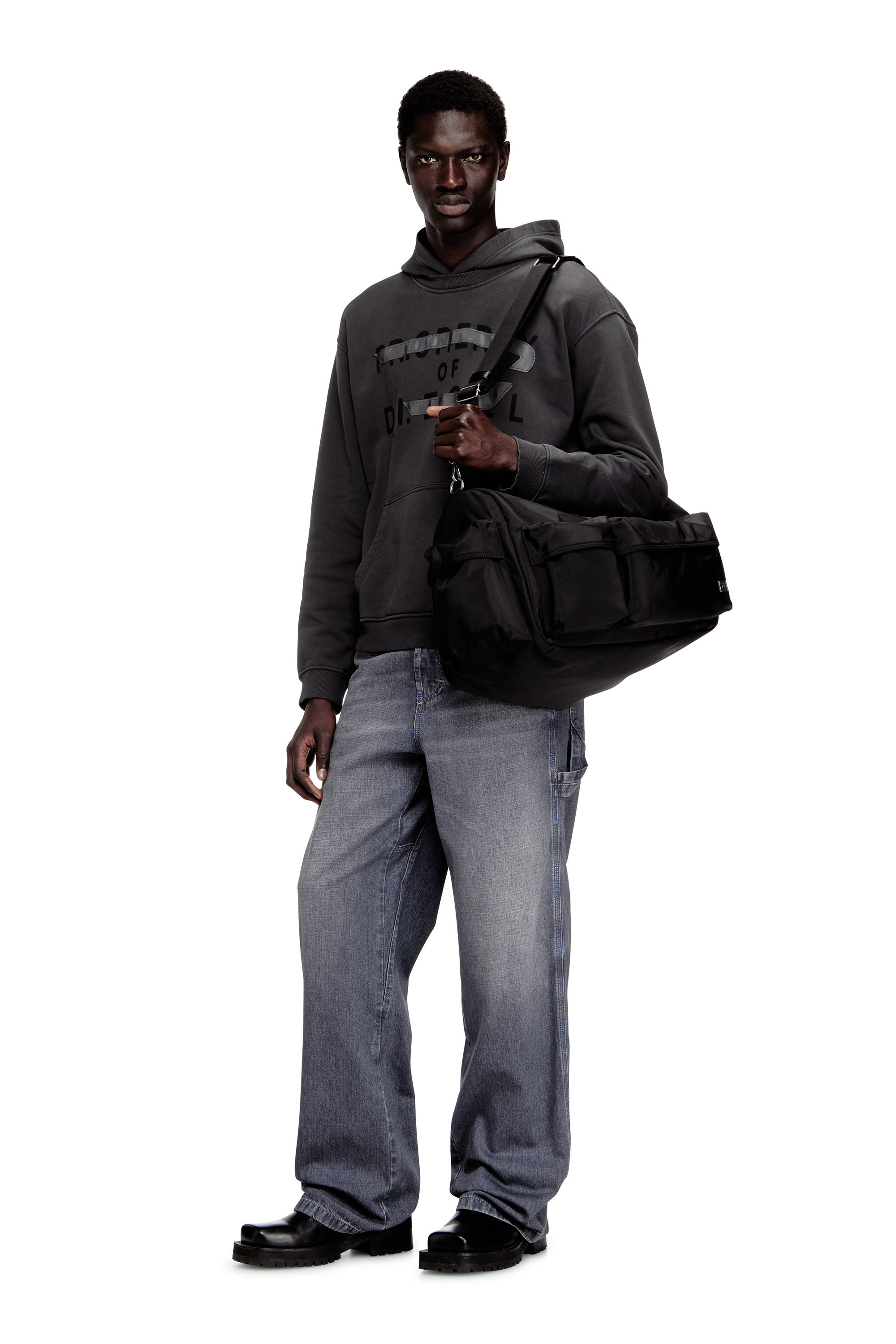 Diesel - MULTI-PKTS DUFFLE X, Unisex's ダッフルバッグ in ブラック - 1