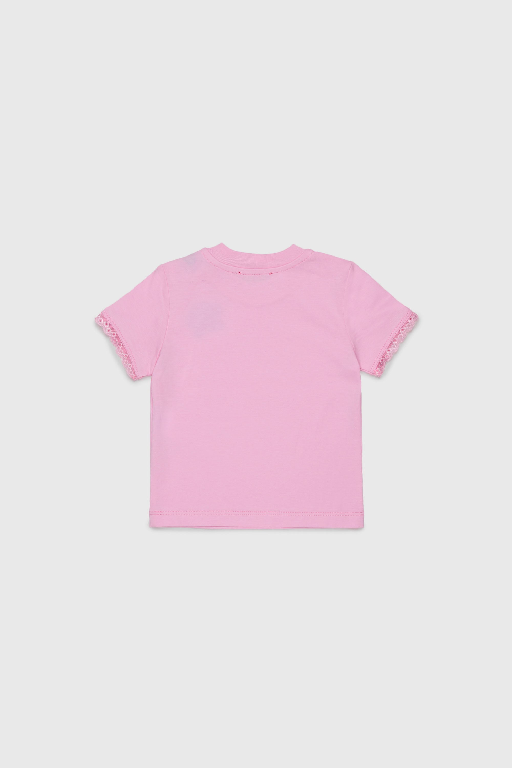 Diesel - TROSEZB, Female's Tシャツ in ピンク / ホワイト - 2