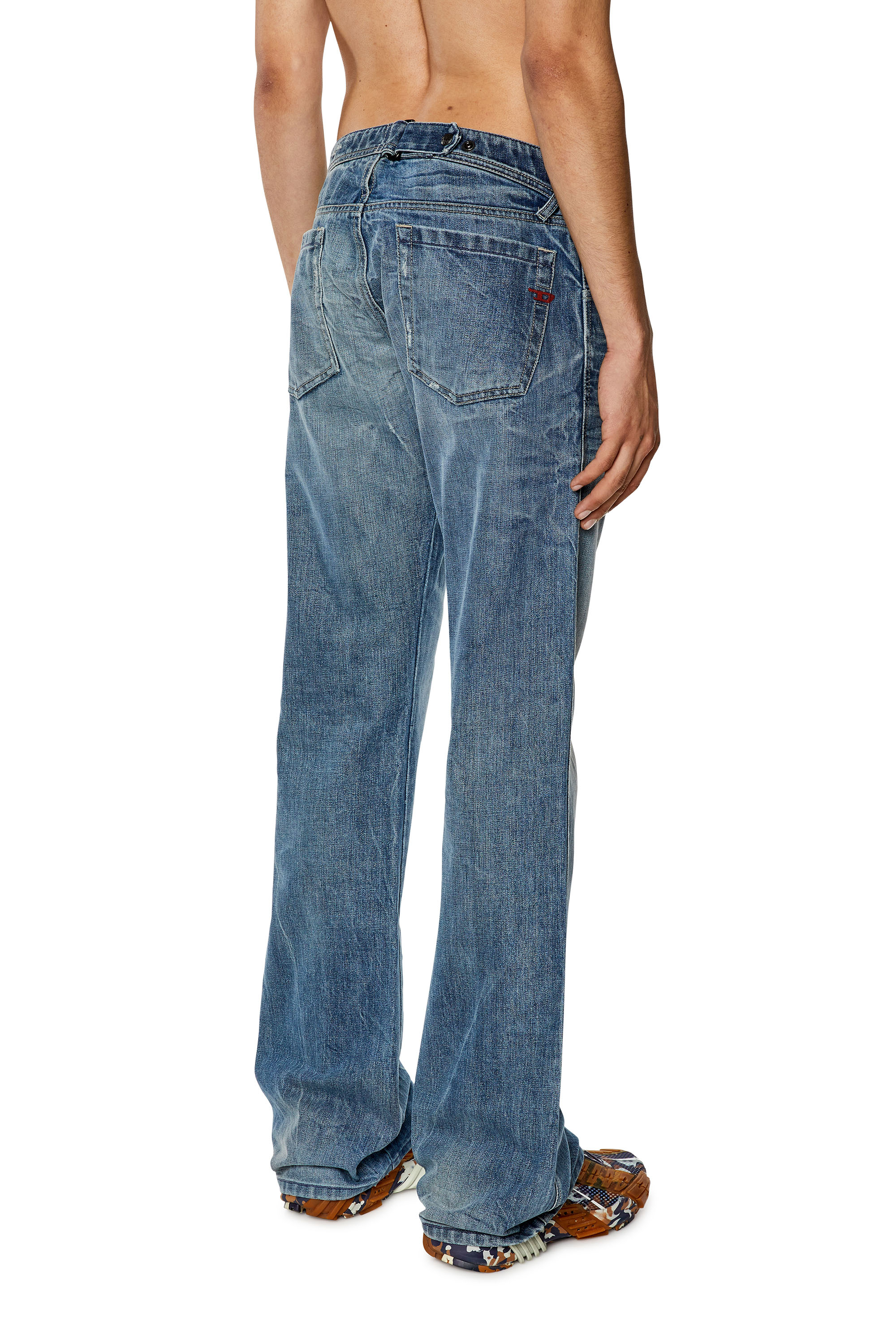 Diesel - Bootcut Jeans D-Backler 09I01, ミディアムブルー - Image 4