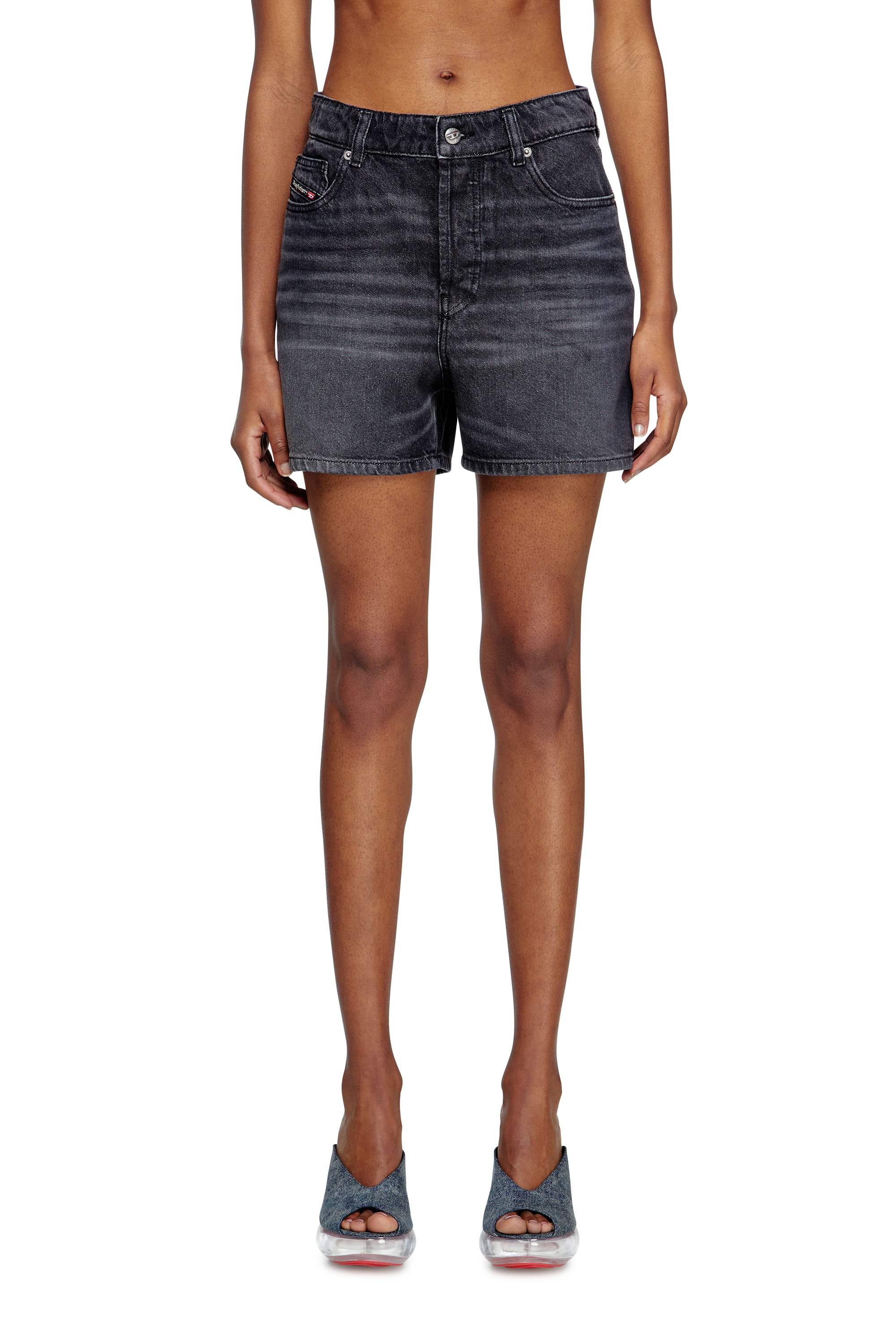 Diesel - DE-JIRO, Female's Denim shorts in ブラック - 1