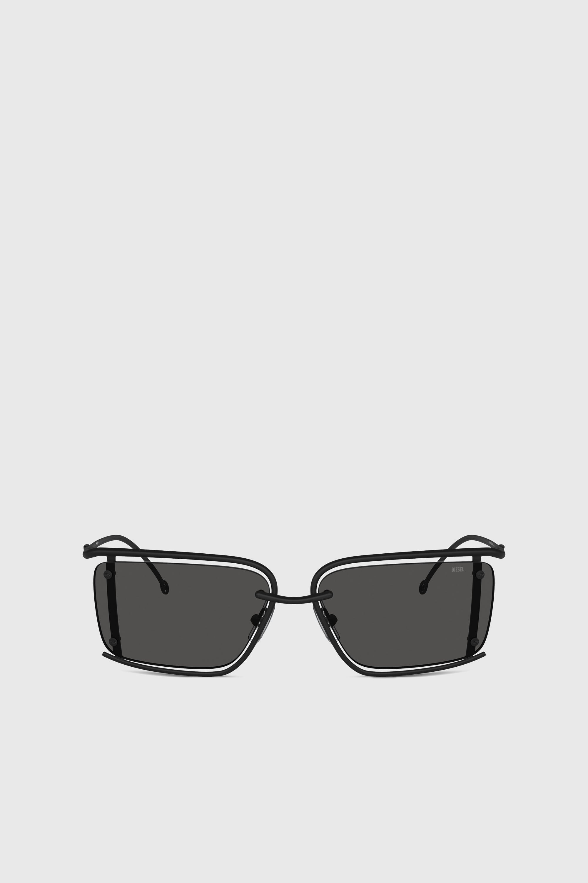 Diesel - 0DL1002, Unisex's サングラス in ブラック - 1
