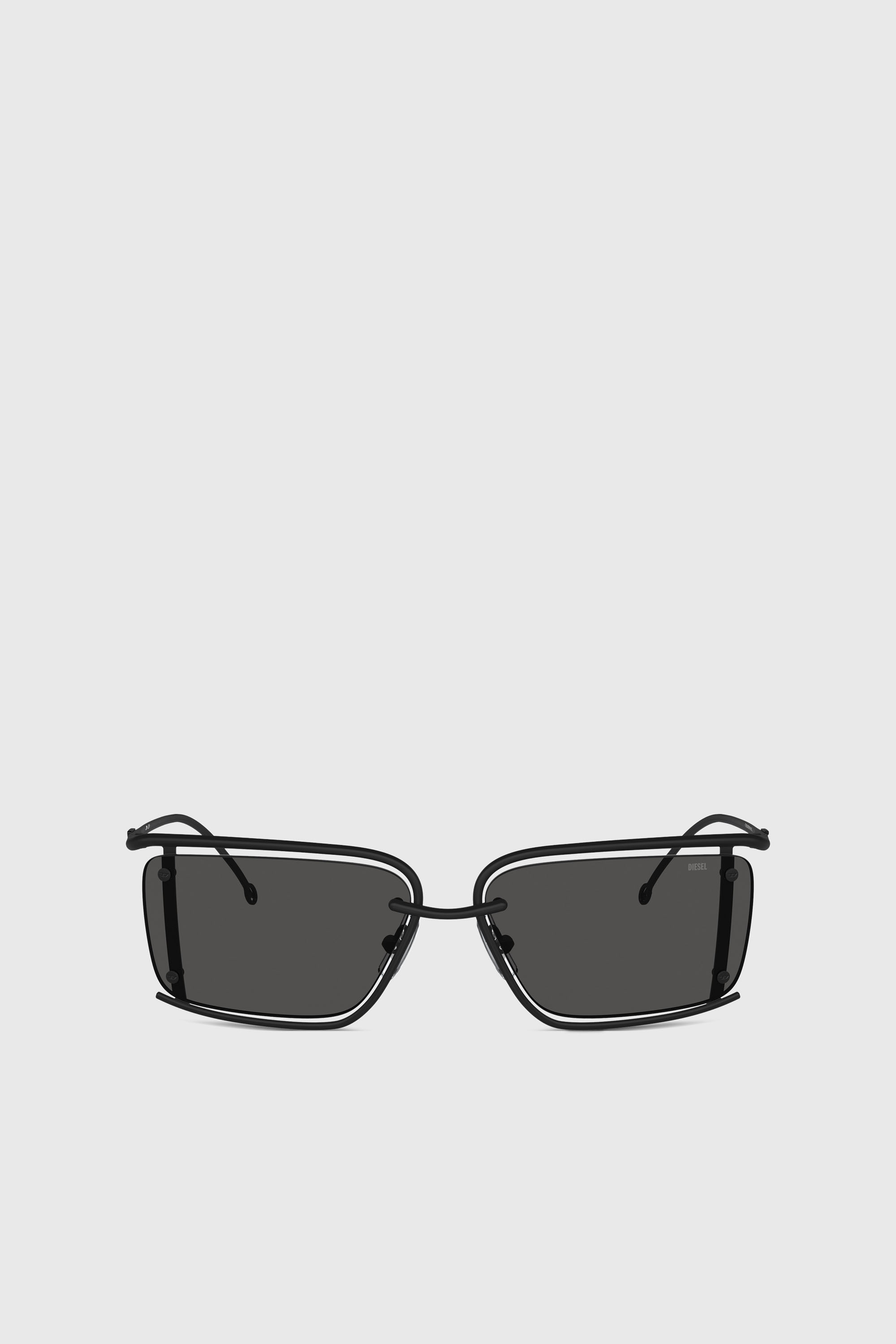 Diesel - 0DL1002, Unisex's サングラス in ブラック - 1