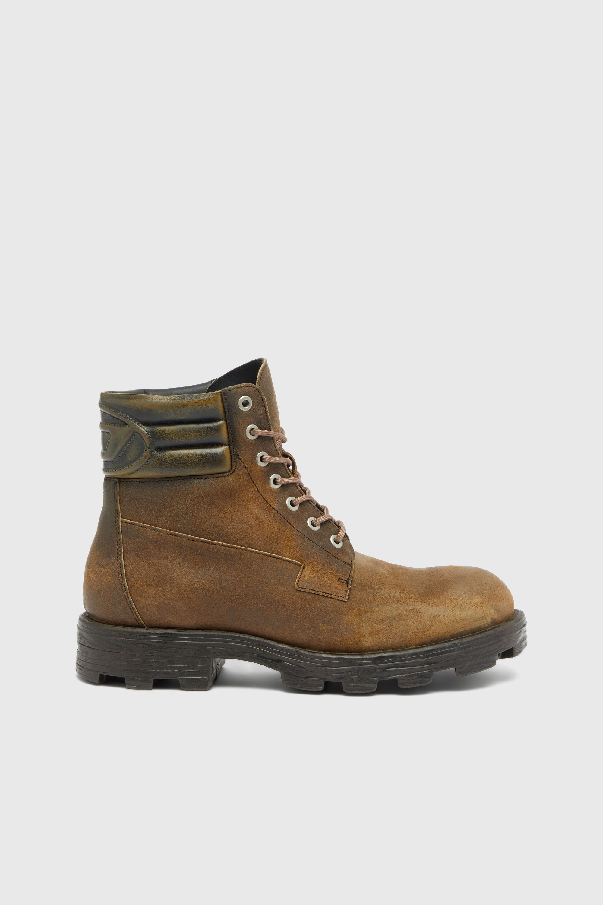 Diesel - D-HAMMER LACE UP, Male's レースアップブーツ in ブラウン - 1