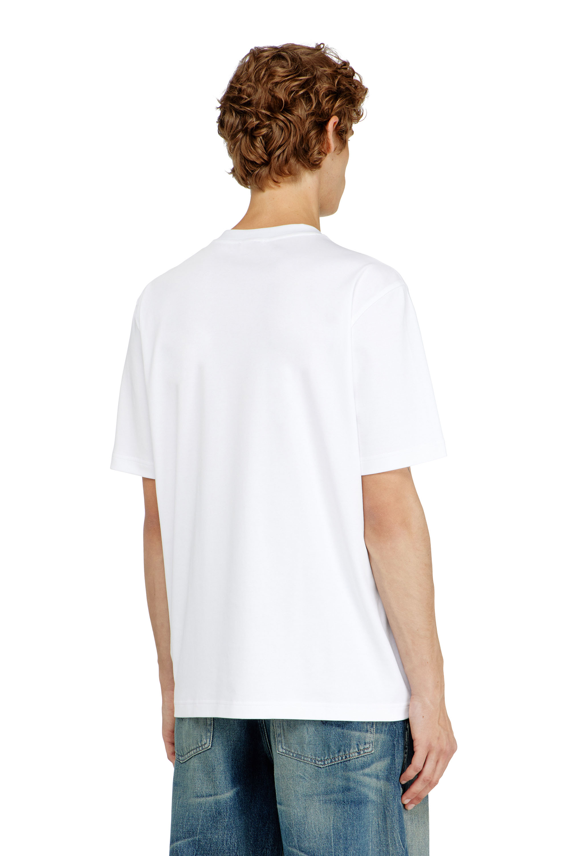 Diesel - T-ADJUST-MET, Male's Tシャツ in ホワイト - 4