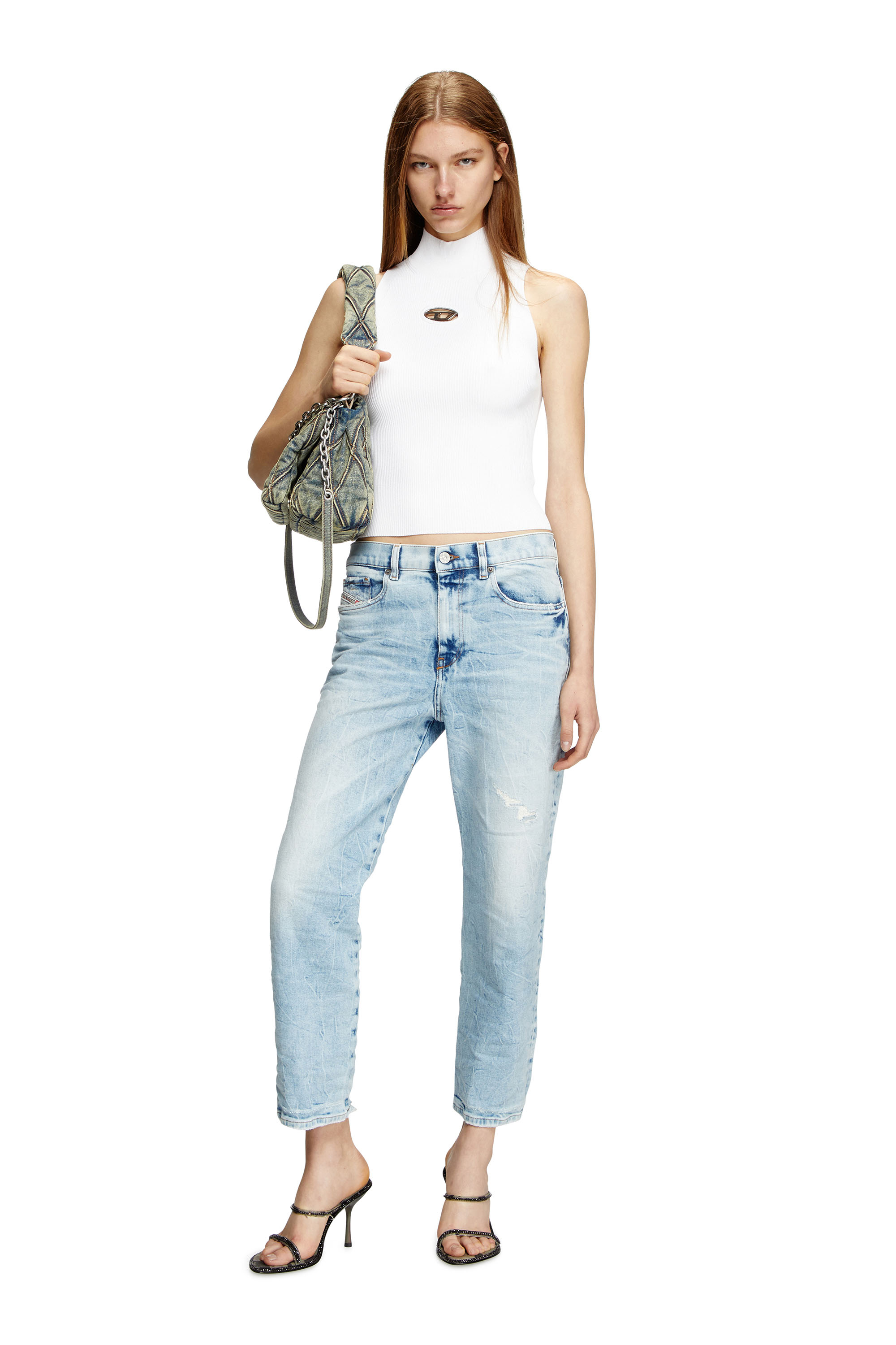 Diesel - M-ONERVAX-TOP, Female's ニット in ホワイト - 1