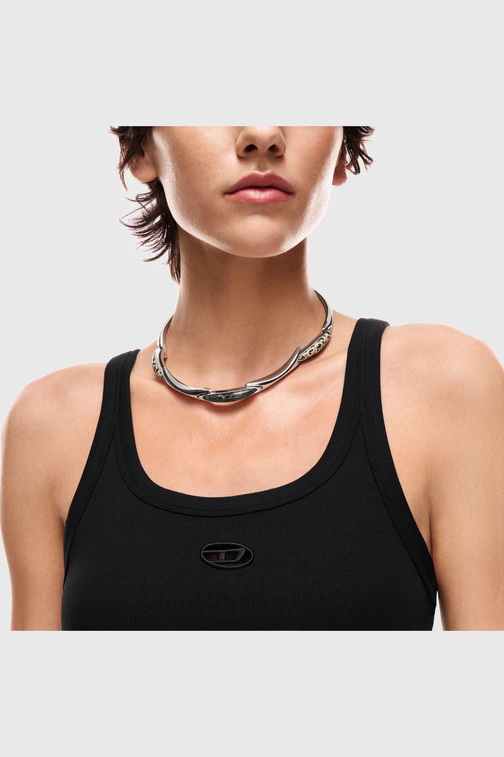DX167740 JEWELLERY ネックレス｜シルバー｜ウィメンズ｜DIESEL