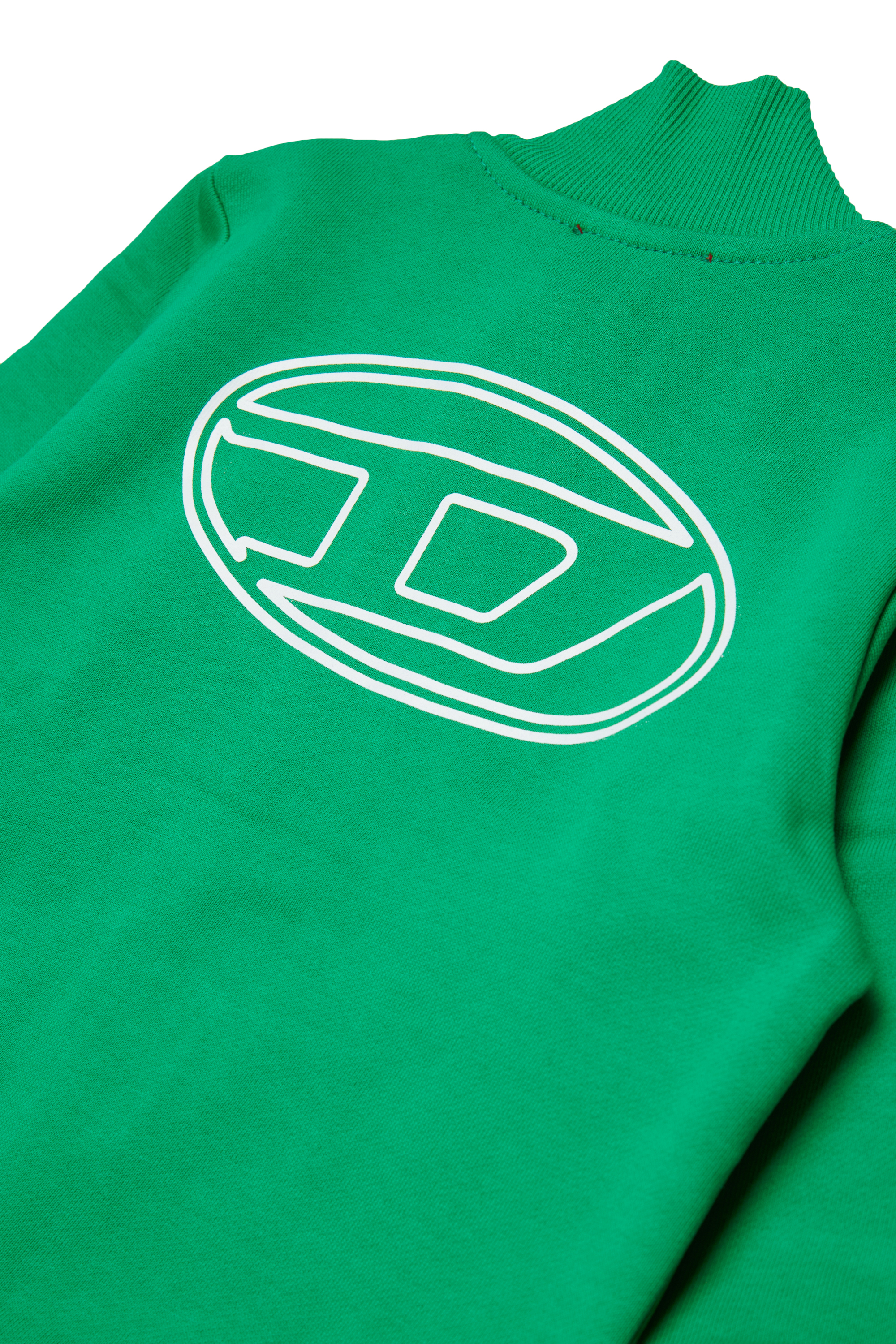 Diesel - SPENCERB, Unisex's ジップアップスウェット in グリーン - 4