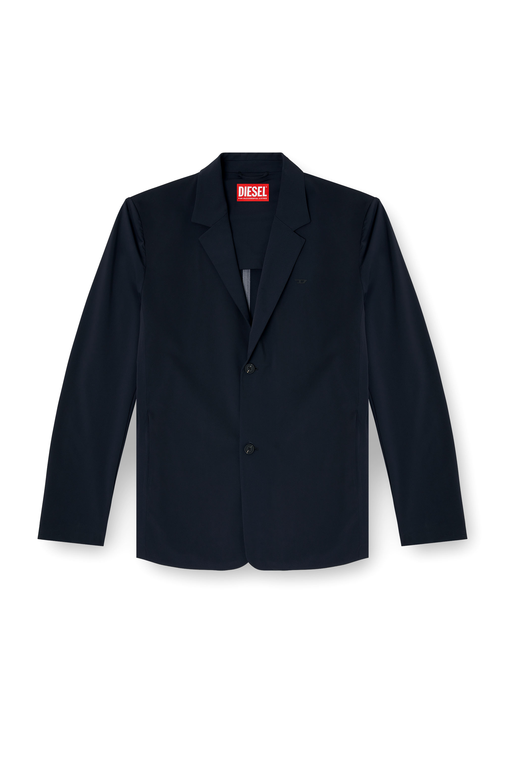 Diesel - J-ACTIVE, Male's Blazer in stretch nylon in ブラック - 2