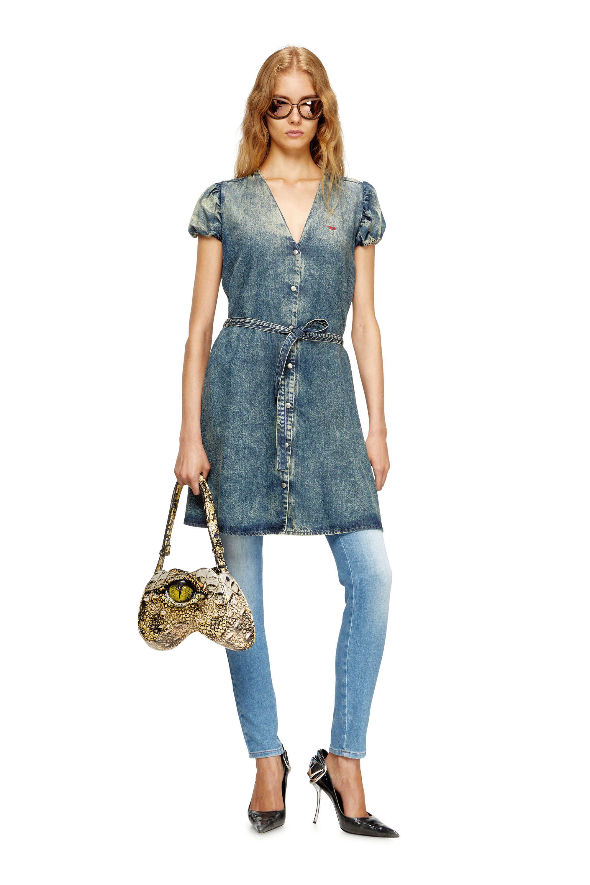 Diesel - PLAY SHOULDER, Female's ショルダーバッグ in イエロー - 1