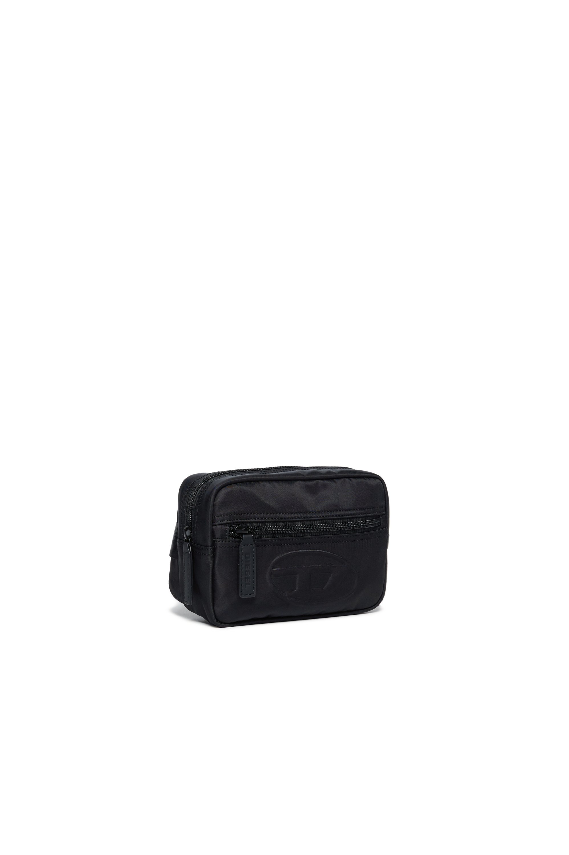 Diesel - WDEMBOSSED, Unisex's Nylon belt bag with embossed logo in ブラック - 2